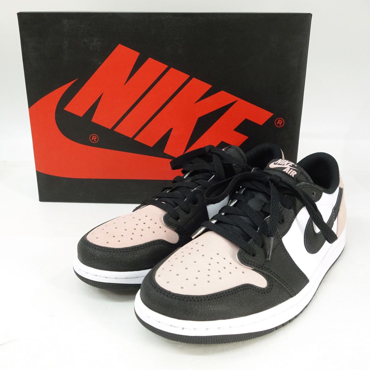【未当て嵌める】NIKE ナイキ AIR JORDAN 1 LOW OG エアジョーダン 置き目 CZ0790-061 US10.5 28.5珊 箱有