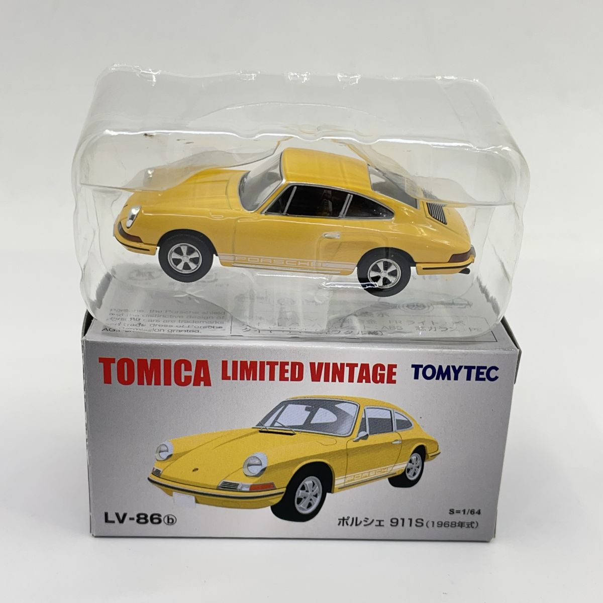 トミカリミテッドヴィンテージ LV-86b ポルシェ911S(1968年式) ミニカー ※中古