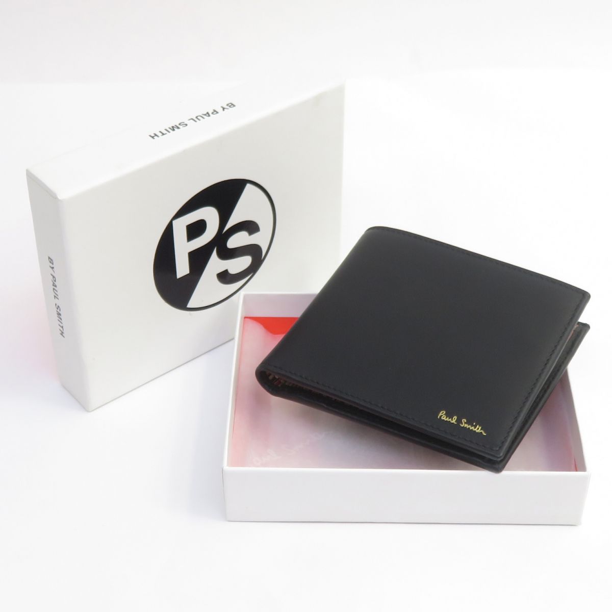Paul Smith ポールスミス コンパクトウォレット 二つ折り財布 M1A 4833 AMULTI ※中古