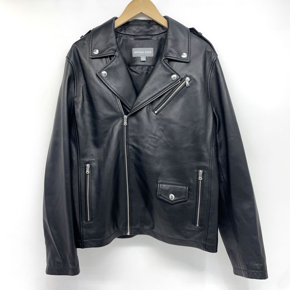 楽天市場】Michael Kors マイケルコース MC56500 ラム レザー ボンバー