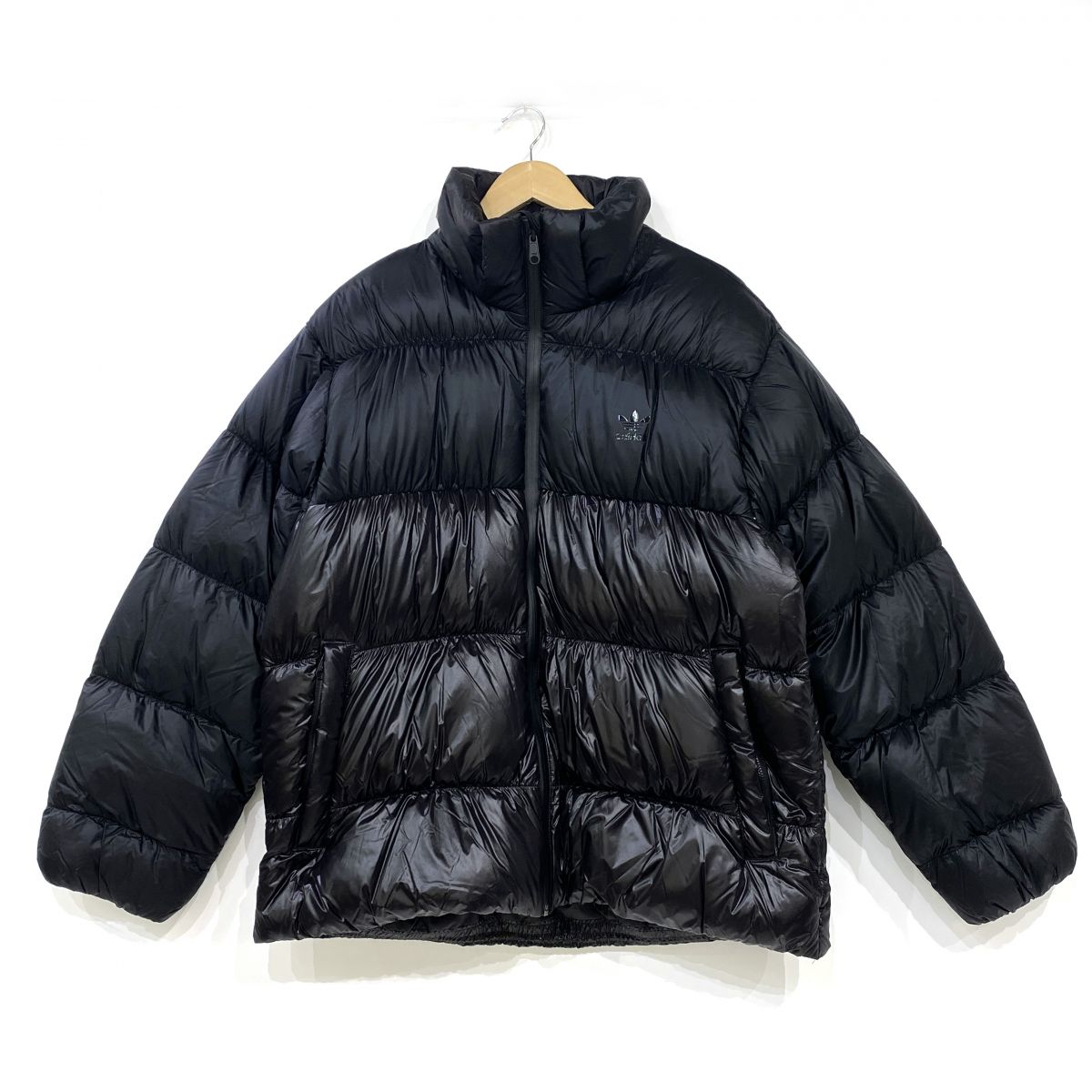 adidas アディダス アディカラー ダウン Regen ジャケット IW3454 ブラック ASIA:XLサイズ ※中古
