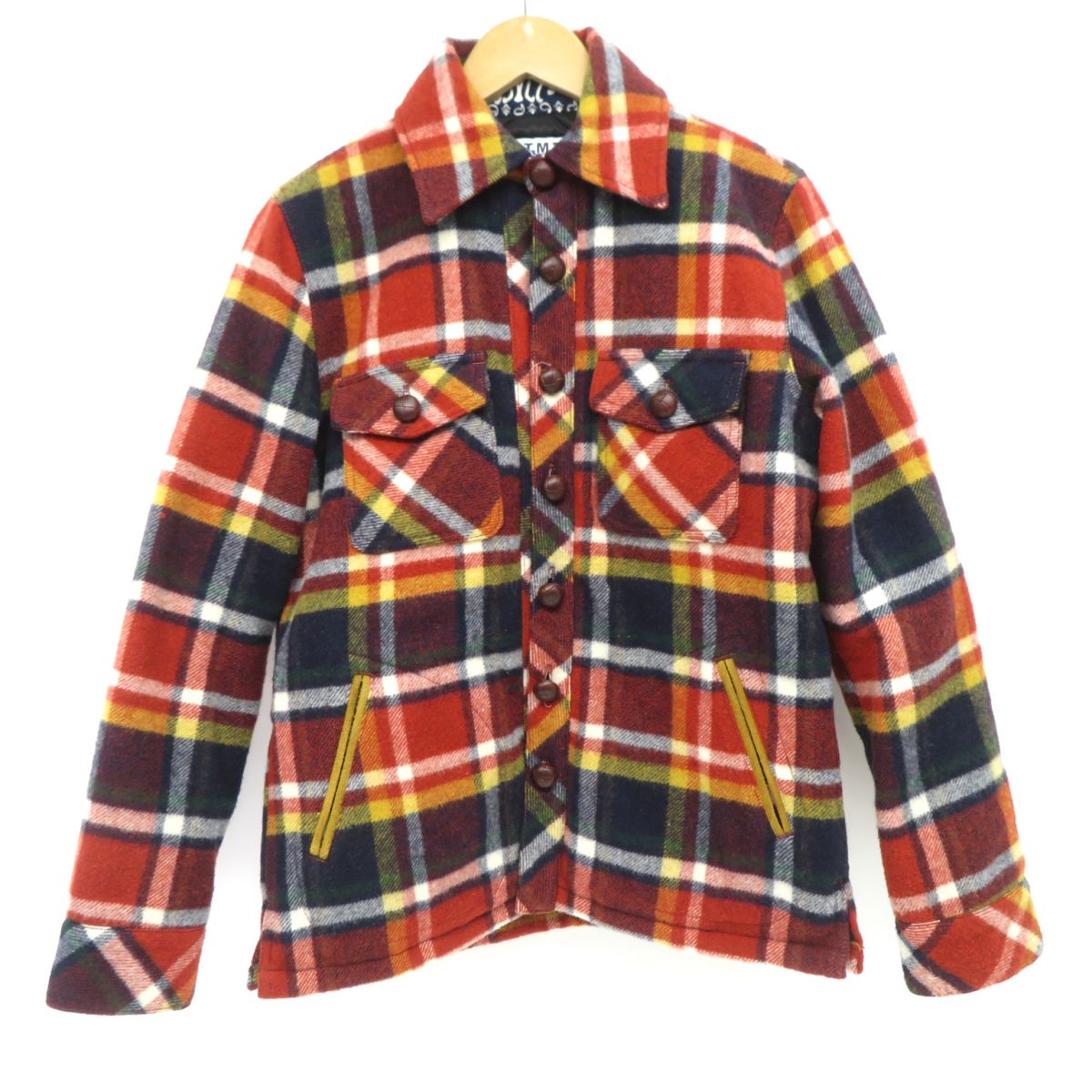 楽天市場】TMT ティーエムティー ジャケット サイズ:M チェック ウール