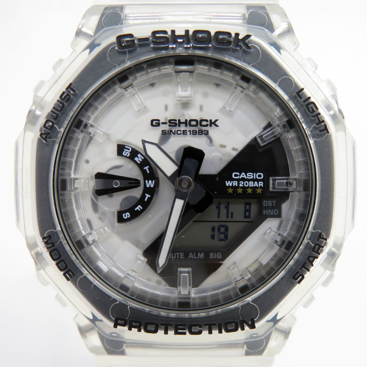 CASIO カシオ G-SHOCK 40th Clear Remix クリアリミックス 40周年制限事項模範例 スケルトン 水晶 ウォッチ ※中古美品 メンズ腕時計-腕時計