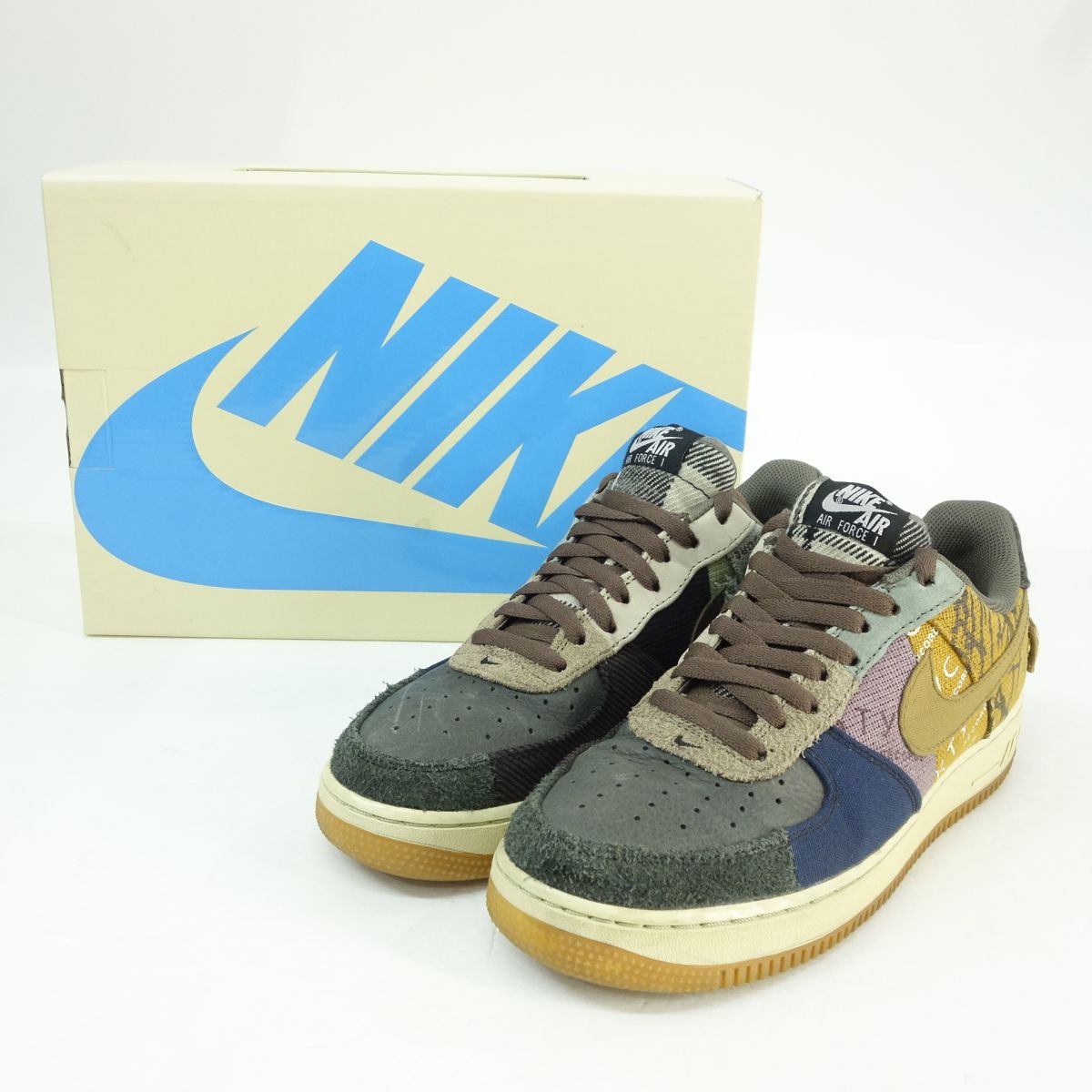 NIKE × Travis Scott ナイキ トラヴィススコット AIR FORCE 1 LOW/CACTUS JACK 空軍 CN2405-900 US8.5 26.5糎 箱有 ※中古 スニーカー-メンズ靴-靴