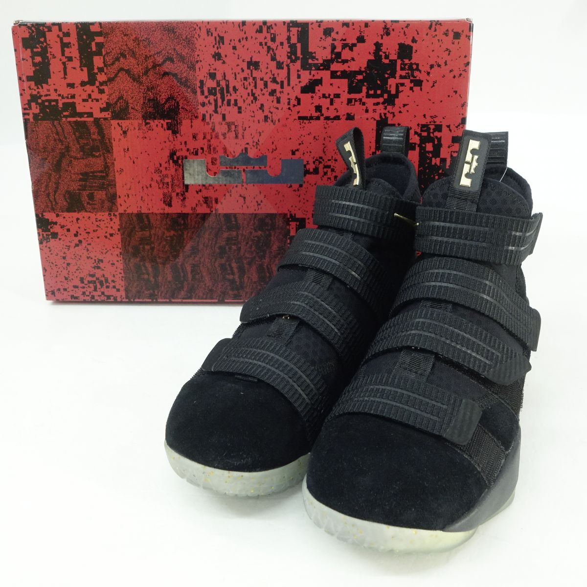 NIKE ナイキ LEBRON SOLDIER11 SFG EP レブロン ソルジャー 897647-002 US8 26糎 箱有 ※中古
