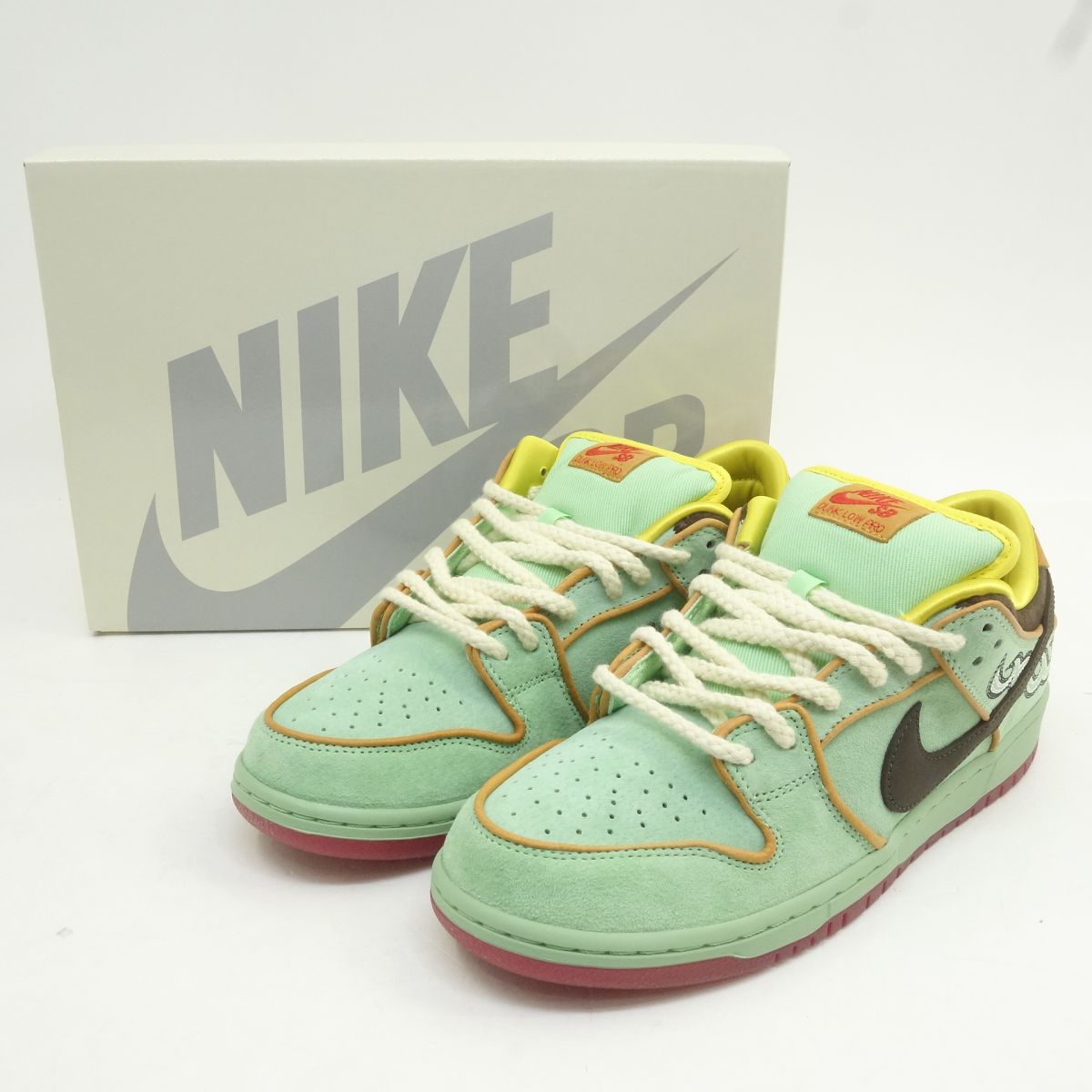 【未当て嵌める】NIKE ナイキ SB DUNK LOW PRO QS ダンク 置き目 労働者階級 HF3058-300 US10 28珊 箱有