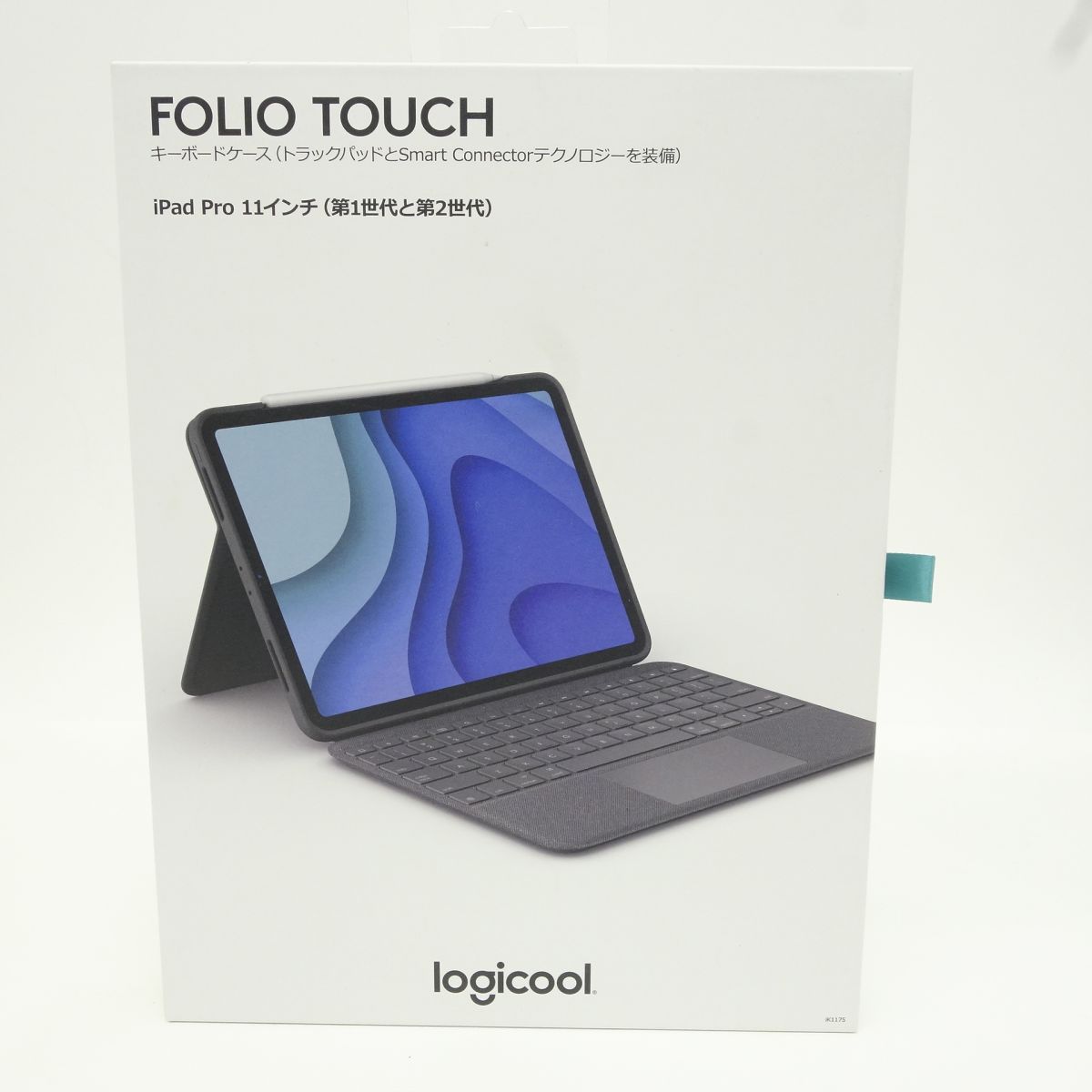 Logicool ロジクール FOLIO TOUCH 鍵盤一体型容れもの iK1175BKA ※中古