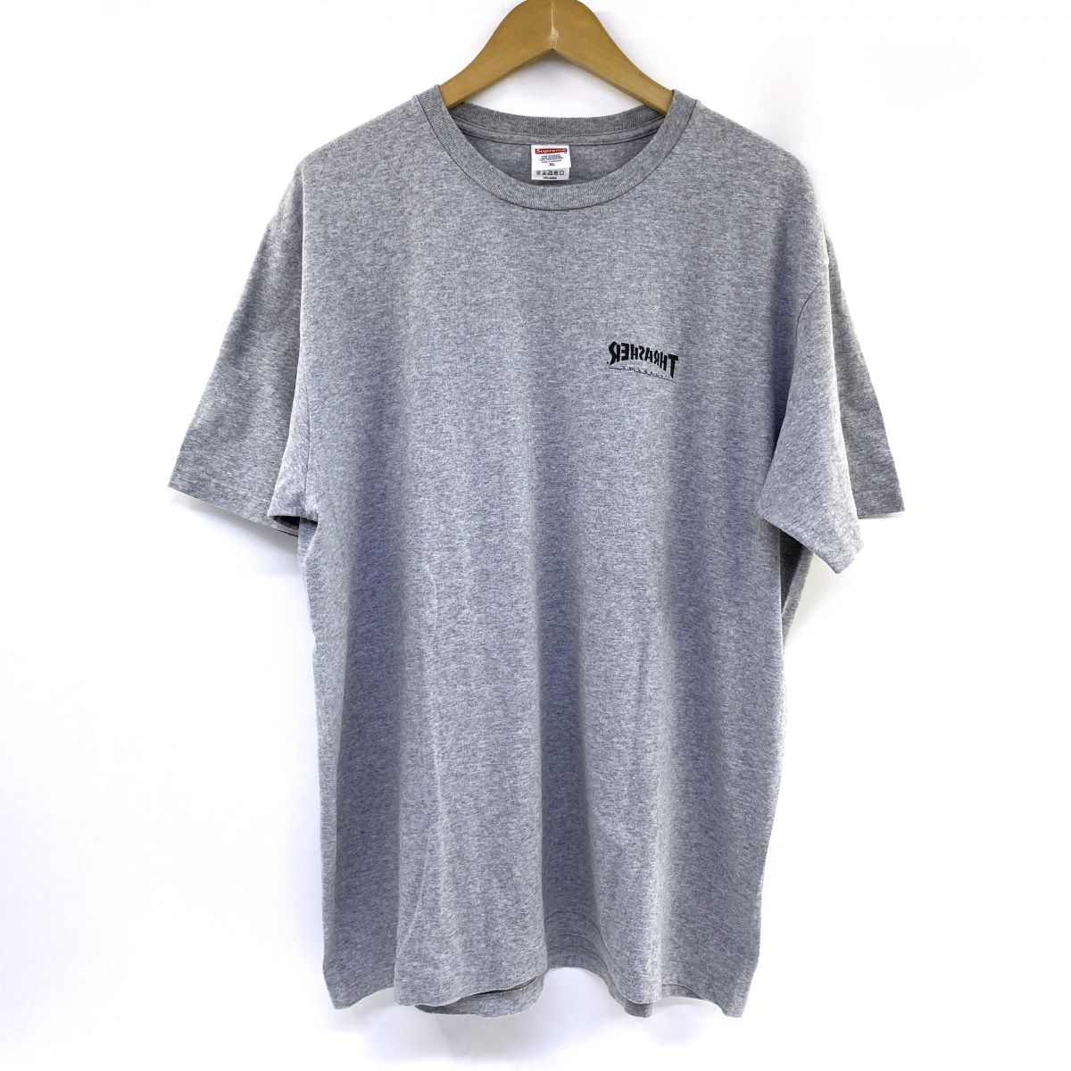 シュプリーム レコード Tシャツ ヘザー グレー XLサイズ Supreme 
