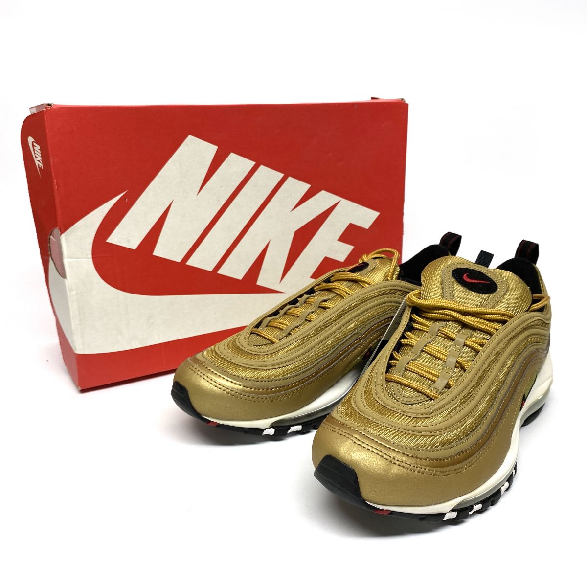 NIKE ナイキ AIR MAX 97 OG METALLIC GOLD 28cm 884421-700 スニーカー シューズ メンズ 箱有 【津山店】