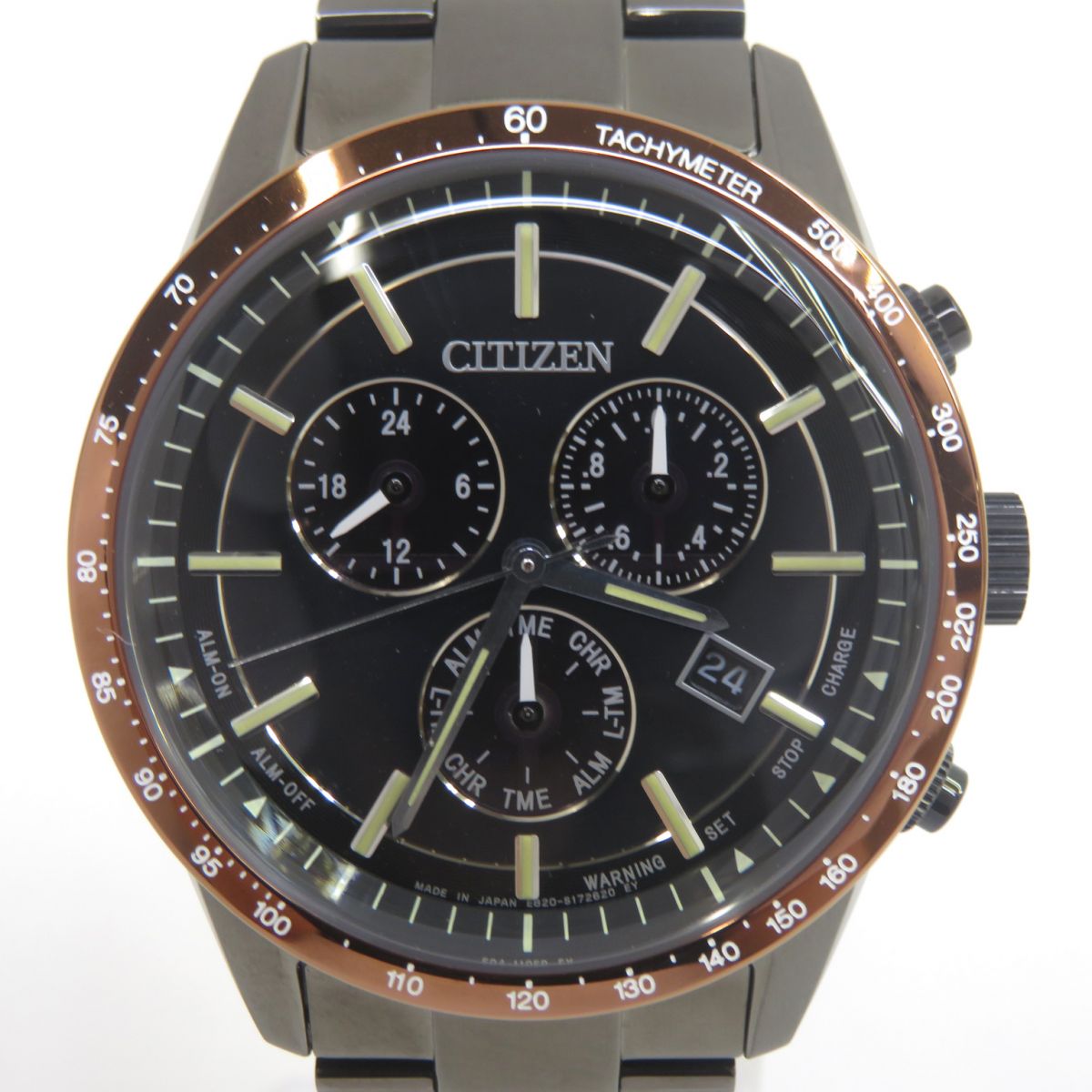CITIZEN エコドライブ クロノグラフ 時計　E820-S096081 CITIZEN 【CITIZEN】シチズン アテッサ チタン E820-S096081