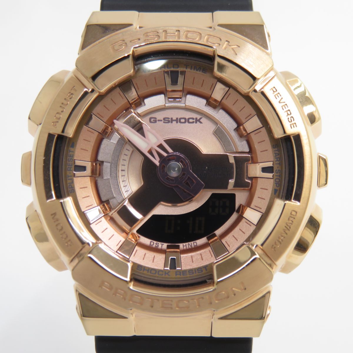 CASIO カシオ G-SHOCK ミッドサイズモデル メタルカバード GM-S110PG-1AJF クオーツ 腕時計 ※中古｜お宝ギターズ