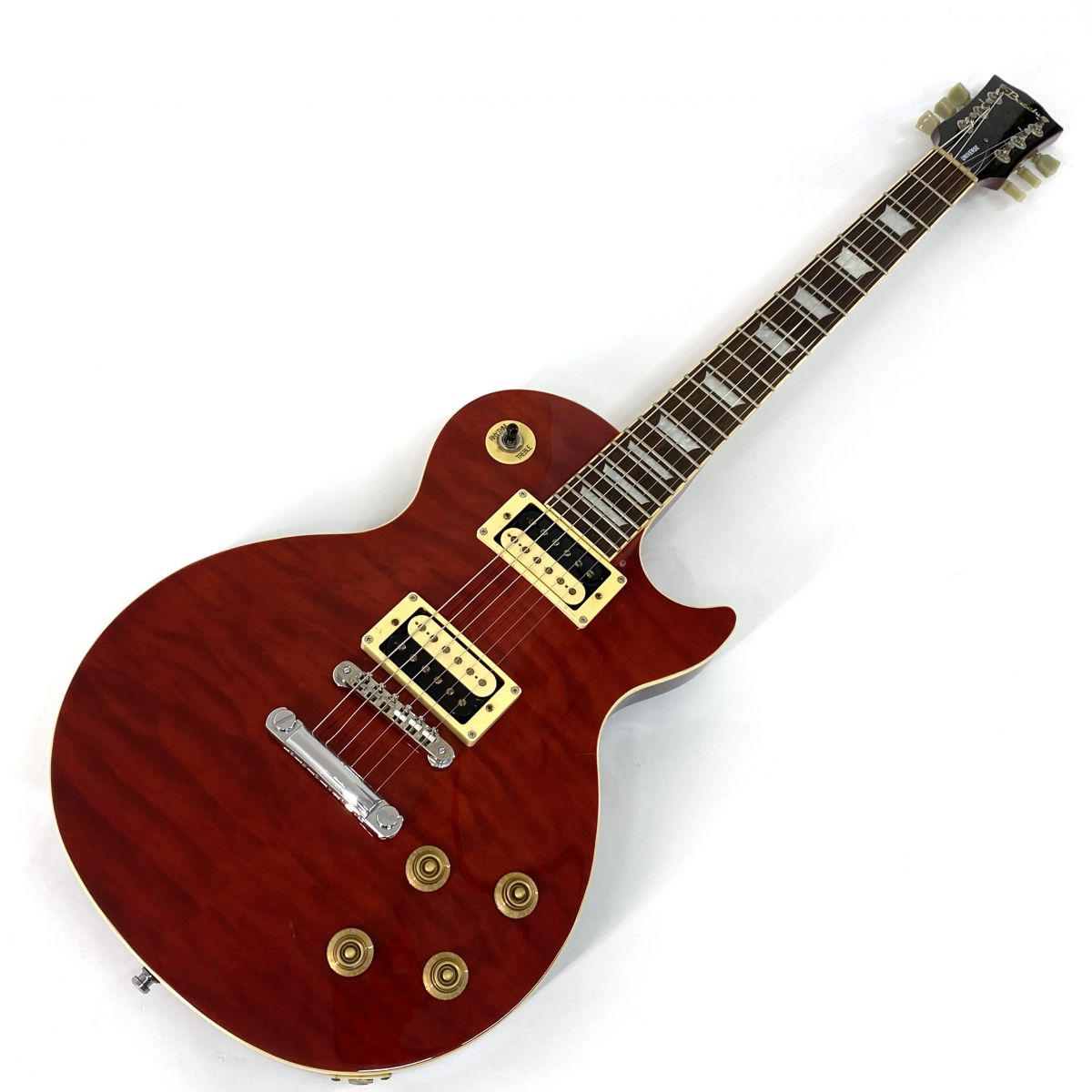 Bacchus【BLS-700FM】シースルーレッド【中古/エレキギター/レスポール/バッカス】岡山店|お宝ギターズ