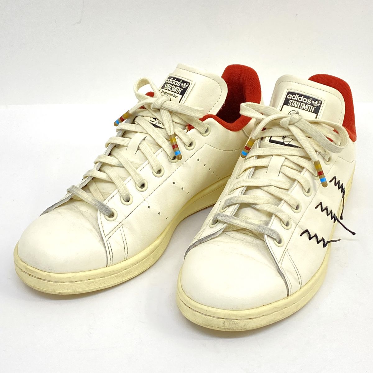 adidas アディダス STAN SMITH スタンスミス ディズニー ピノキオ HP5580 US8.5 26.5cm 箱無 ※中古画像