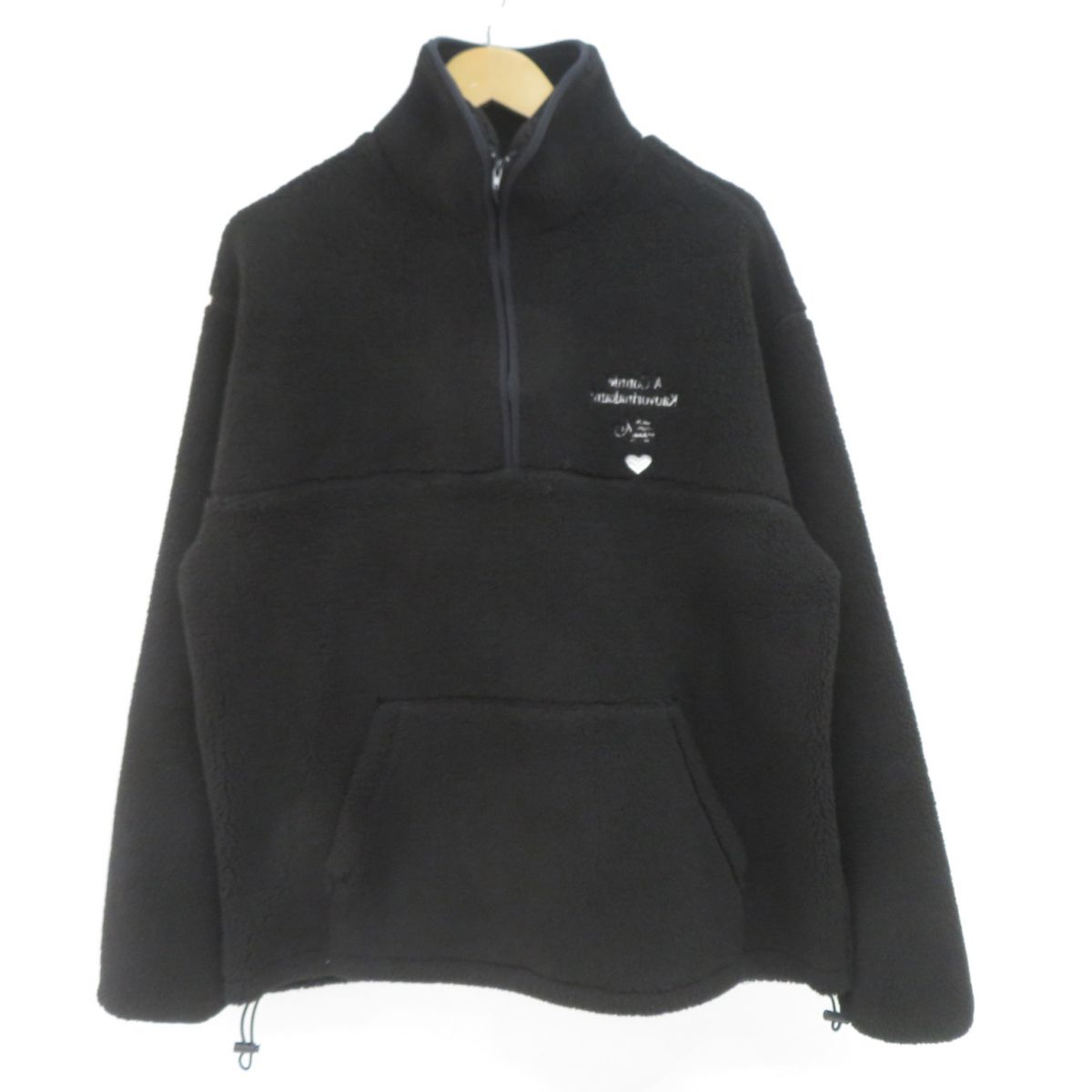 kaoyorinakami カオヨリナカミ Connie boa halfzip コニーボアハーフジップ プルオーバー Mサイズ ※中古