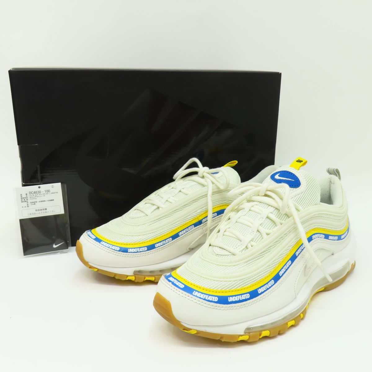 NIKE UNDEFEATED ナイキ アンディフィーテッド AIR MAX エア マックス 97 DC4830-100 US8.5 26.5cm 箱有 ※中古