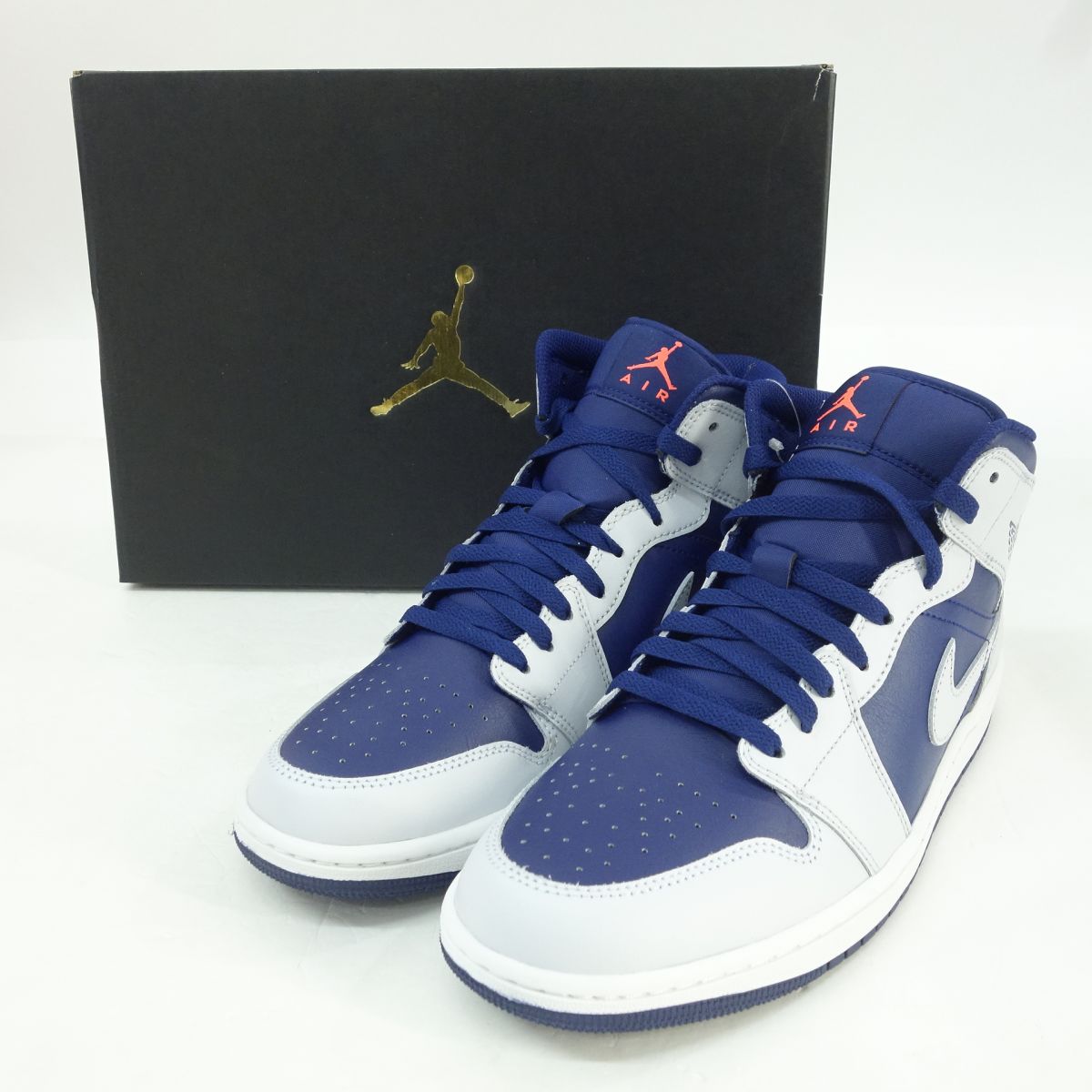 【未当て嵌める】NIKE ナイキ AIR JORDAN 1 MID エアジョーダン ミッド DQ8426-403 US9.5 27.5珊 箱有 メンズ靴-スニーカー