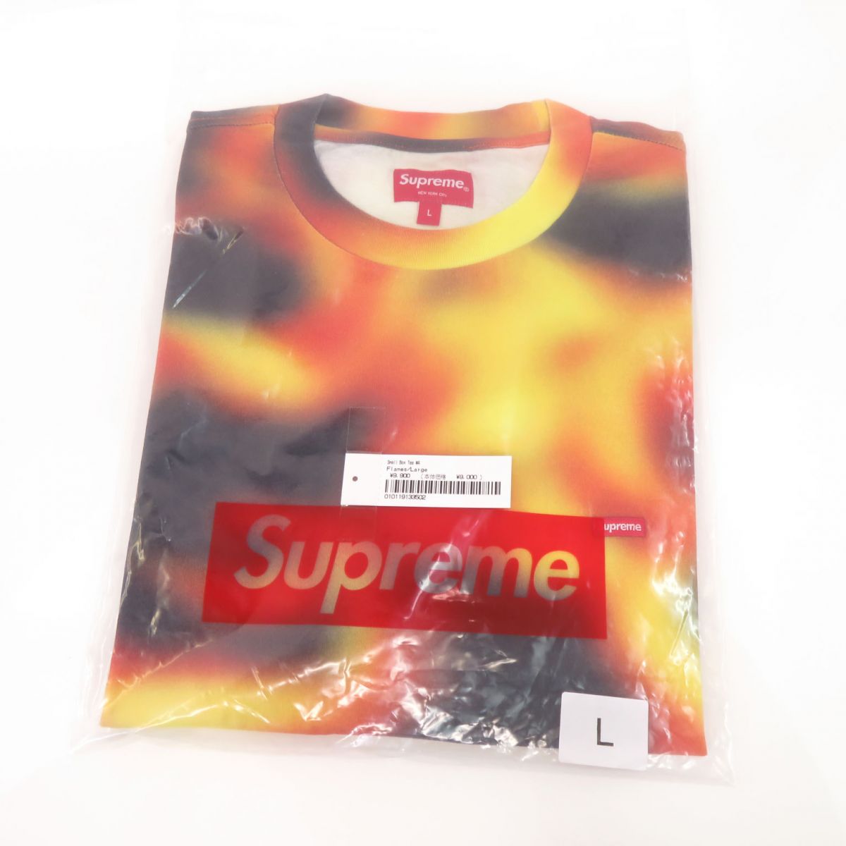 【未使用】Supreme 23ss Small Box Tee Flames シュプリーム スモールボックスTシャツ 半袖 Lサイズ
