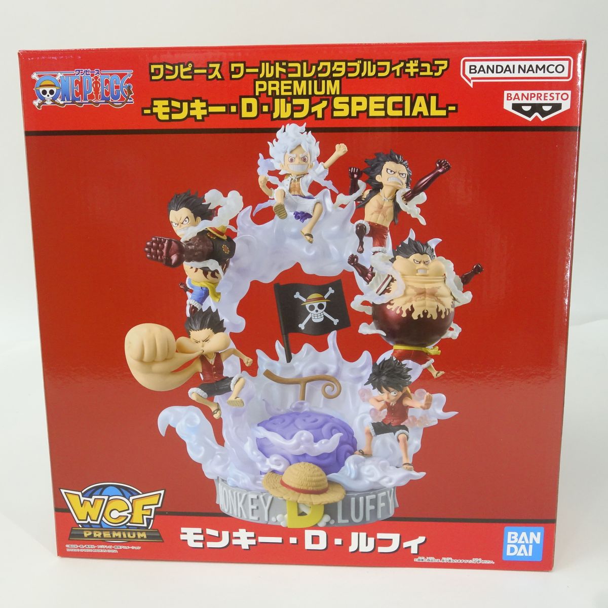 ONE PIECE ワンピース ワールドコレクタブルフィギュア PREMIUM モンキ Dルフィ SPECIAL 輸送箱付き ※中古/難有
