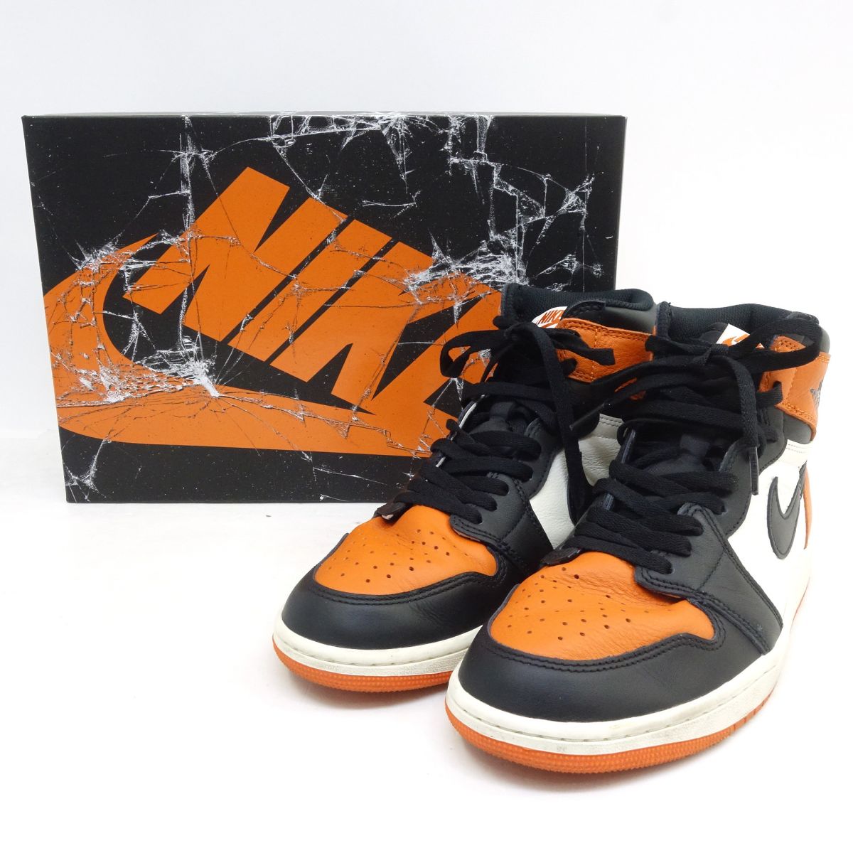 NIKE ナイキ AIR JORDAN 1 RETRO HIGH OG 大気圏 ジョーダン レトロ 御機嫌 目あたらしい DZ5485-008 US9.5 27.5糎 箱有 ※中古