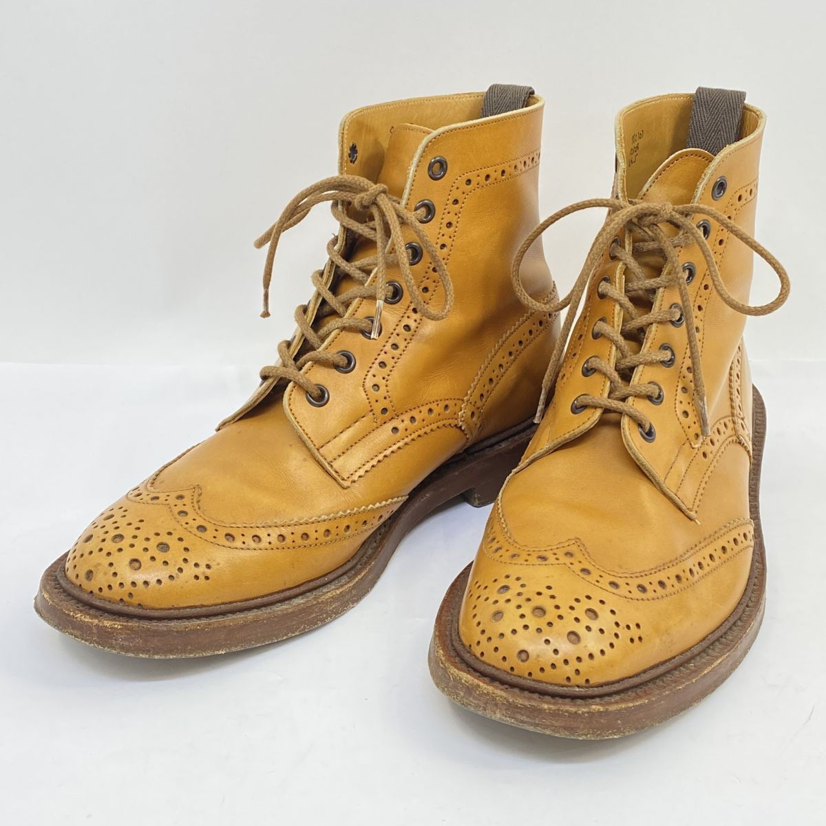 Tricker\u0026#039;s  トリッカーズ MOLTON グラム分子英トン カントリーブーツ 72508 UK8.5 約27糎 箱無 ※中古