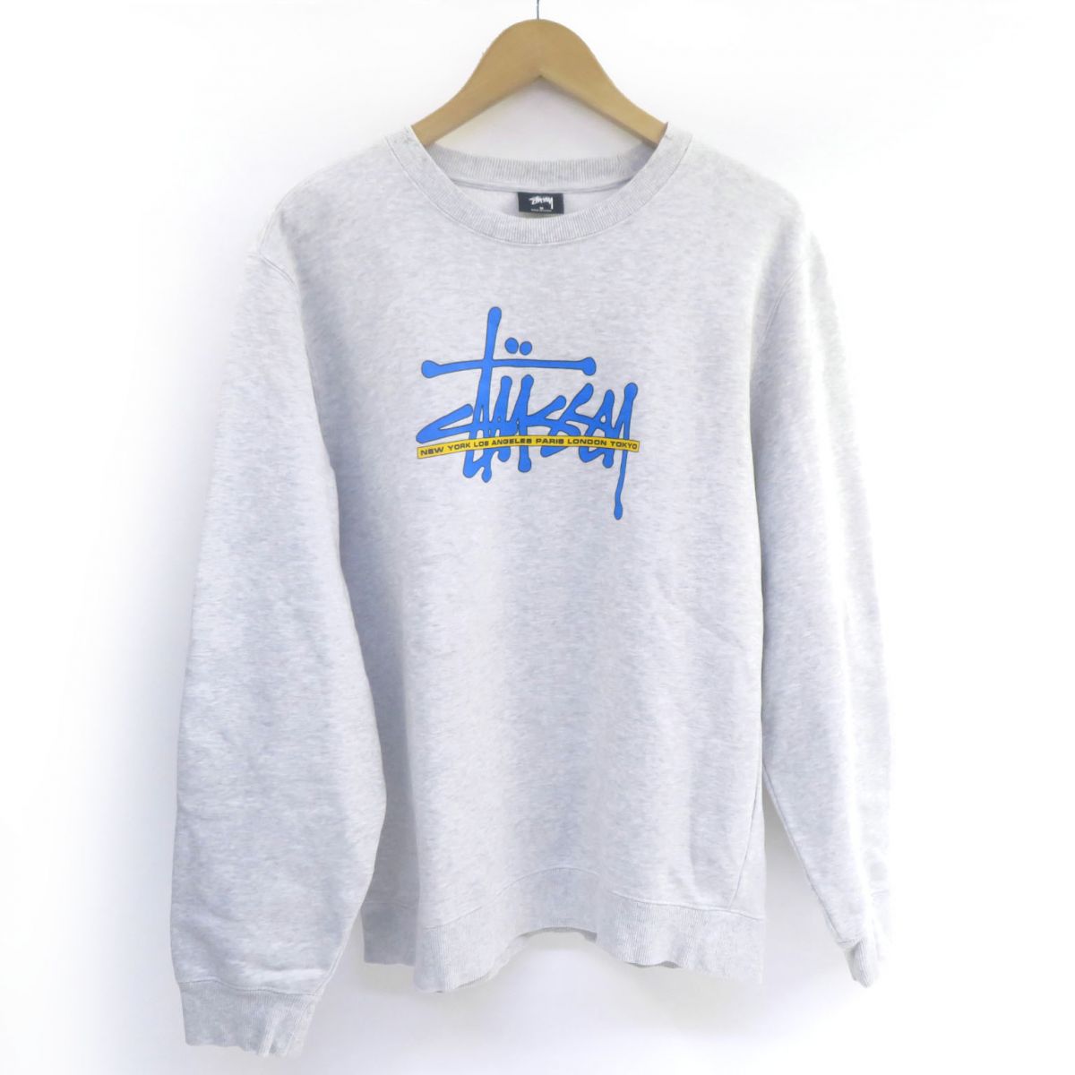 楽天市場】古着 ステューシー STUSSY 万国旗柄 袖プリント ロゴ