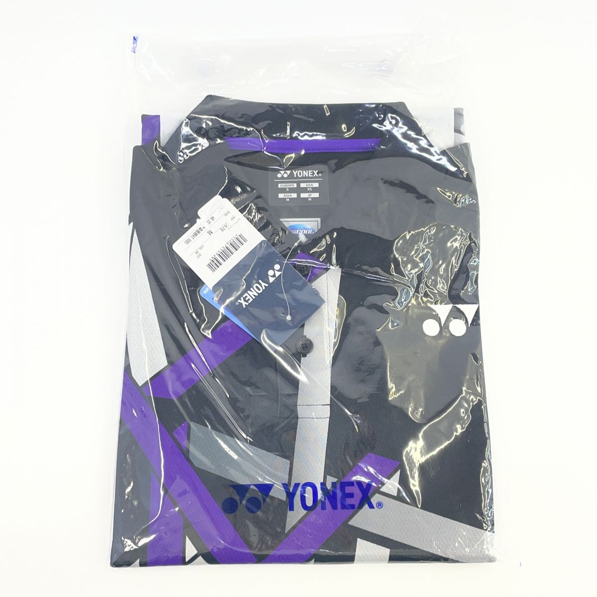 【未使用】YONEX ヨネックス ユニゲームシャツ 10678 Mサイズ ブラック 4,100円