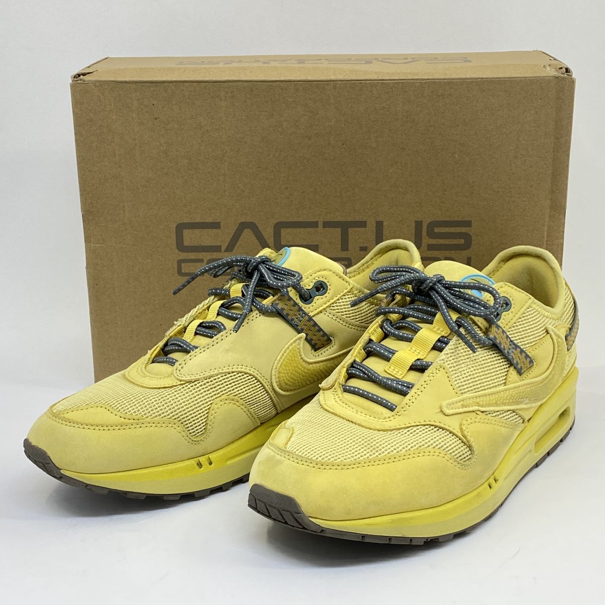 NIKE× TRAVIS SCOTT ナイキ トラヴィススコット 大気圏マックス1 D09392-700 US10 28糎 箱有 ※中古