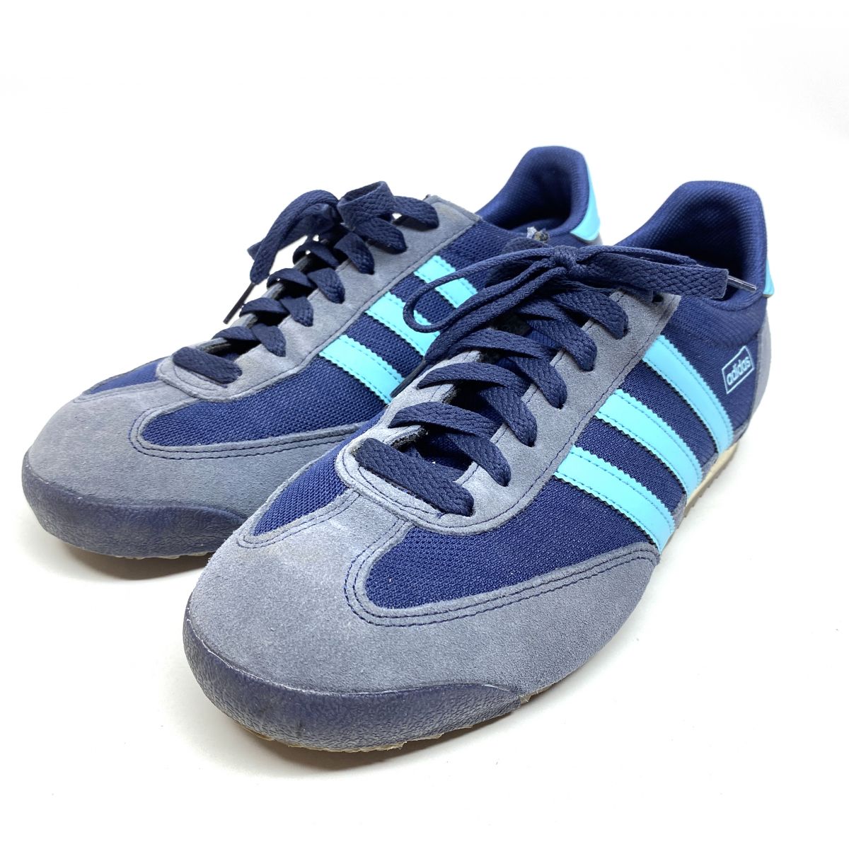 adidas アディダス R71 ナイトインディゴ ブルー ライトブルー JQ6369 27.5cm スニーカー シューズ メンズ 箱無し ※中古 【津山店】