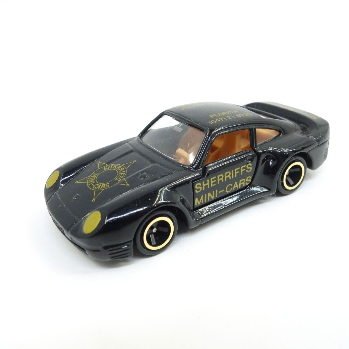 トミカ ポルシェ 959 SHERRIFFS特注 ブラック ミニカー ※中古