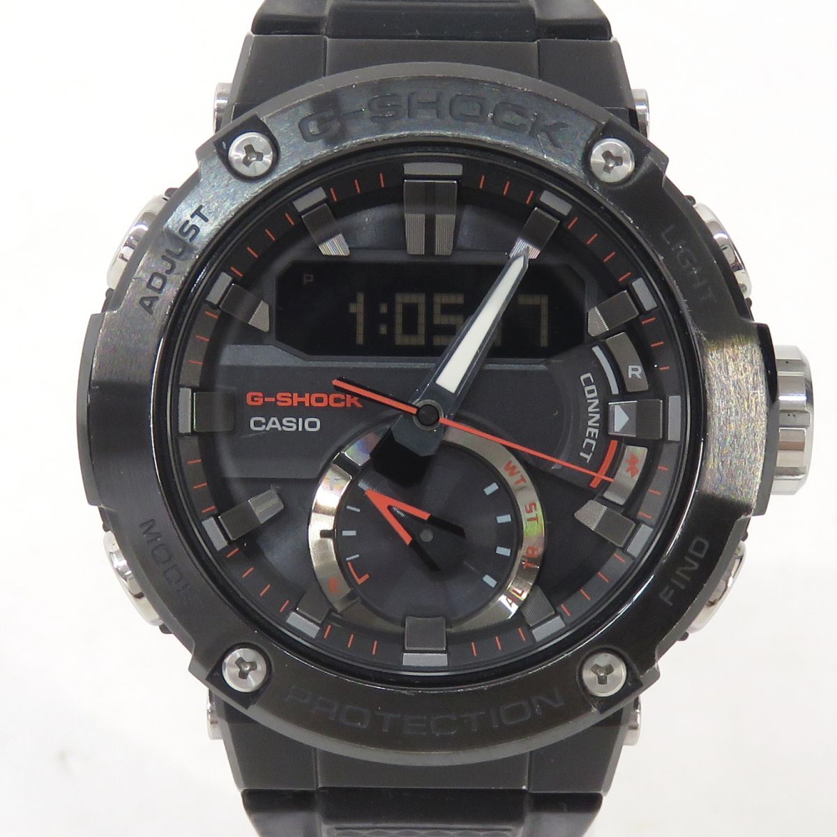 CASIO カシオ G-SHOCK G-STEEL GST-B200B-1AJF タフソーラー 腕時計 ※中古｜お宝ギターズ