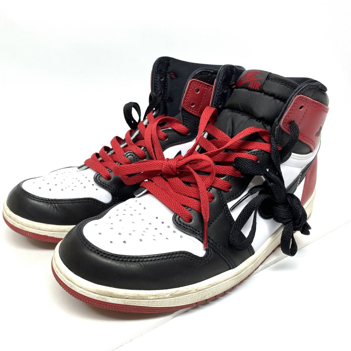 楽天市場】NIKE AIR JORDAN 1 RETRO HIGH OG BLACK TOE 28cm 555088