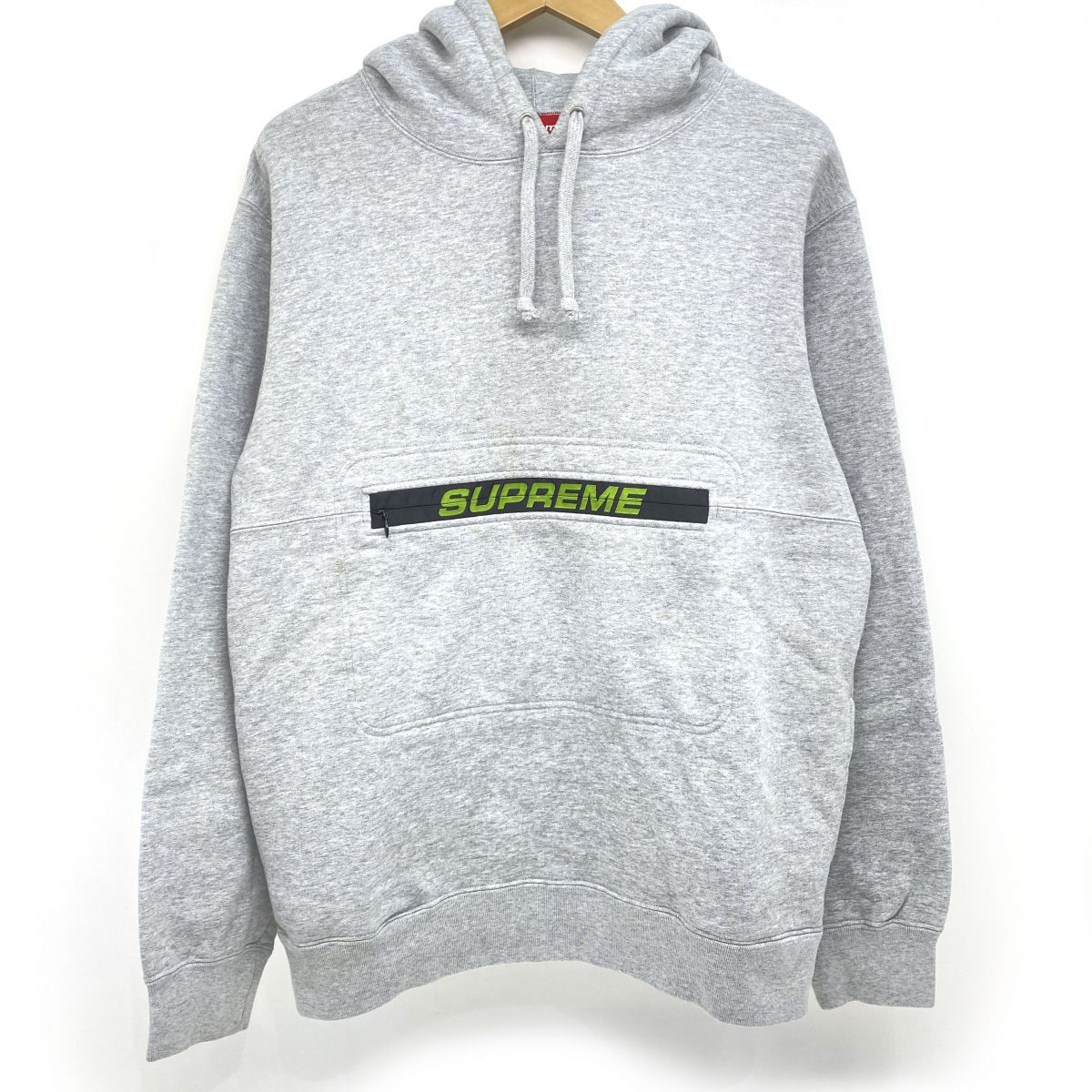 Supreme Zip Pouch Hooded Sweatshirt シュプリーム パーカー Lサイズ ※中古｜お宝ギターズ