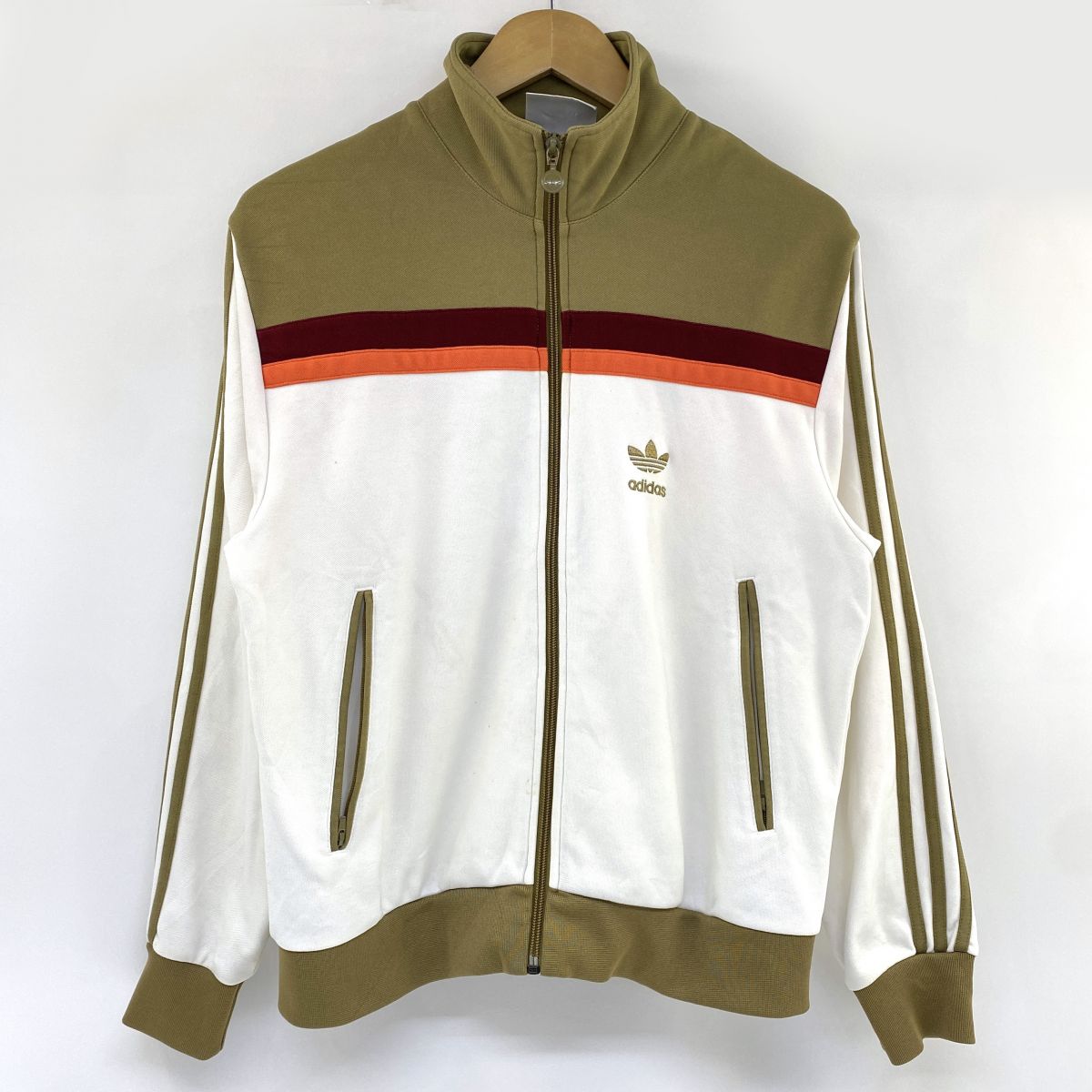 楽天市場】80年代 adidas アディダス トラック ジャケット ブルゾン 銀