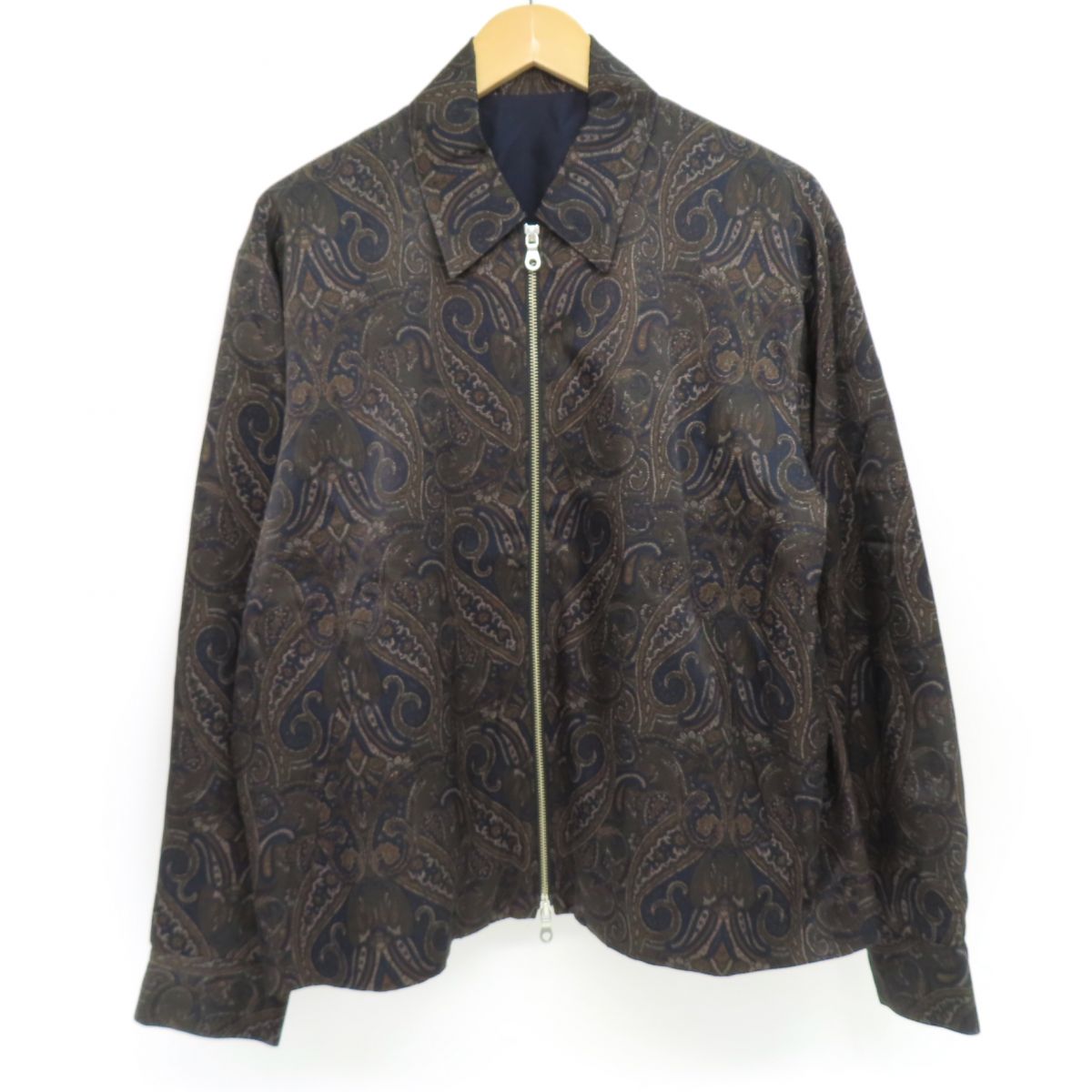 URU ウル RAYON ZIP UP BLOUSON ジップアップブルゾン 大きさ2 ※中古