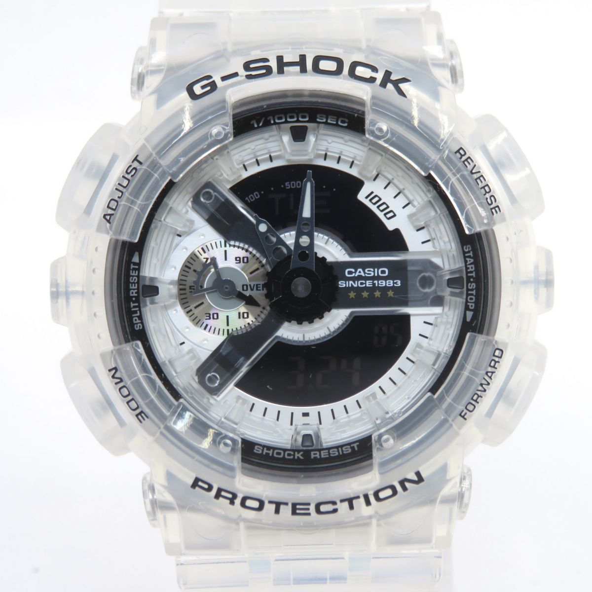 【未使用】CASIO カシオ G-SHOCK 40th Anniversary Clear Remix GA-114RX-7AJR クオーツ 腕時計