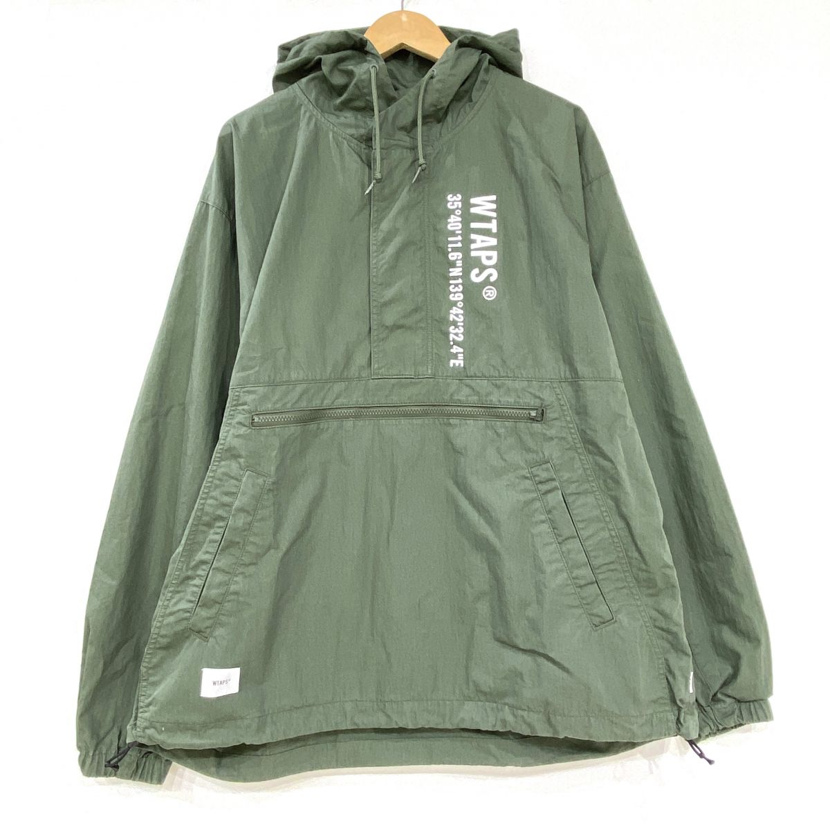 WTAPS ダブルタップス マウンテンパーカー プルオーバージャケット 221WVDT-JKM02 サイズ04 ※中古 19,272円