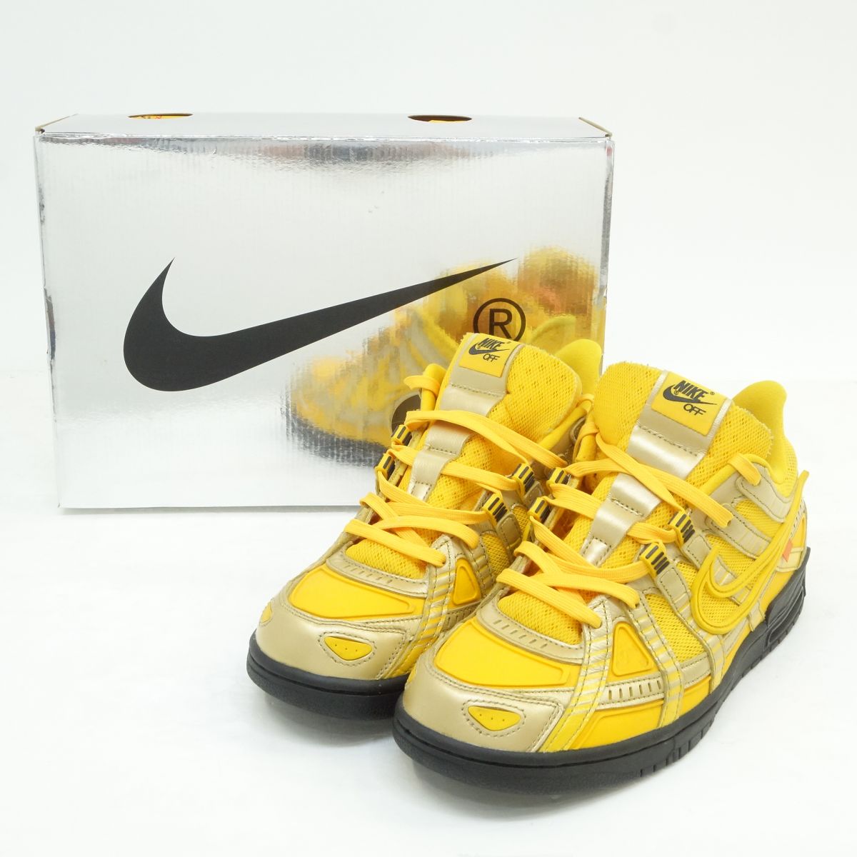 NIKE OFF-WHITE ナイキ オフホワイト AIR RUBBER DUNK エアラバーダンク CU6015-700 US9.5 27.5cm 箱有 ※中古 17,807円