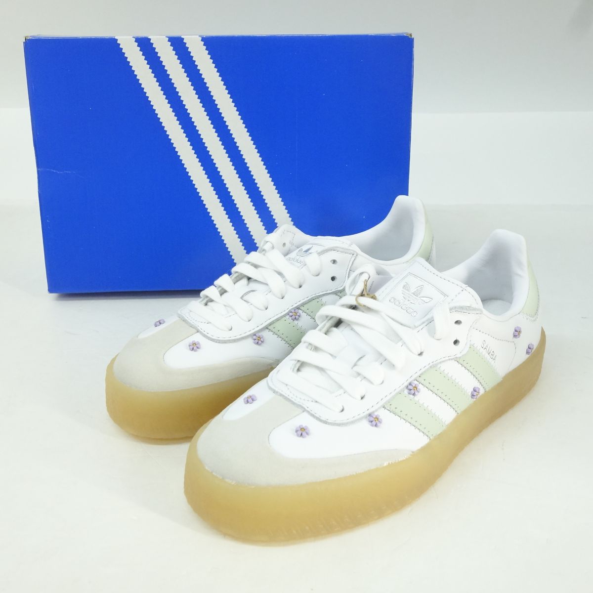 【未使用】adidas アディダス SAMBAE W サンベー JS3954 US6 23cm レディース 箱有