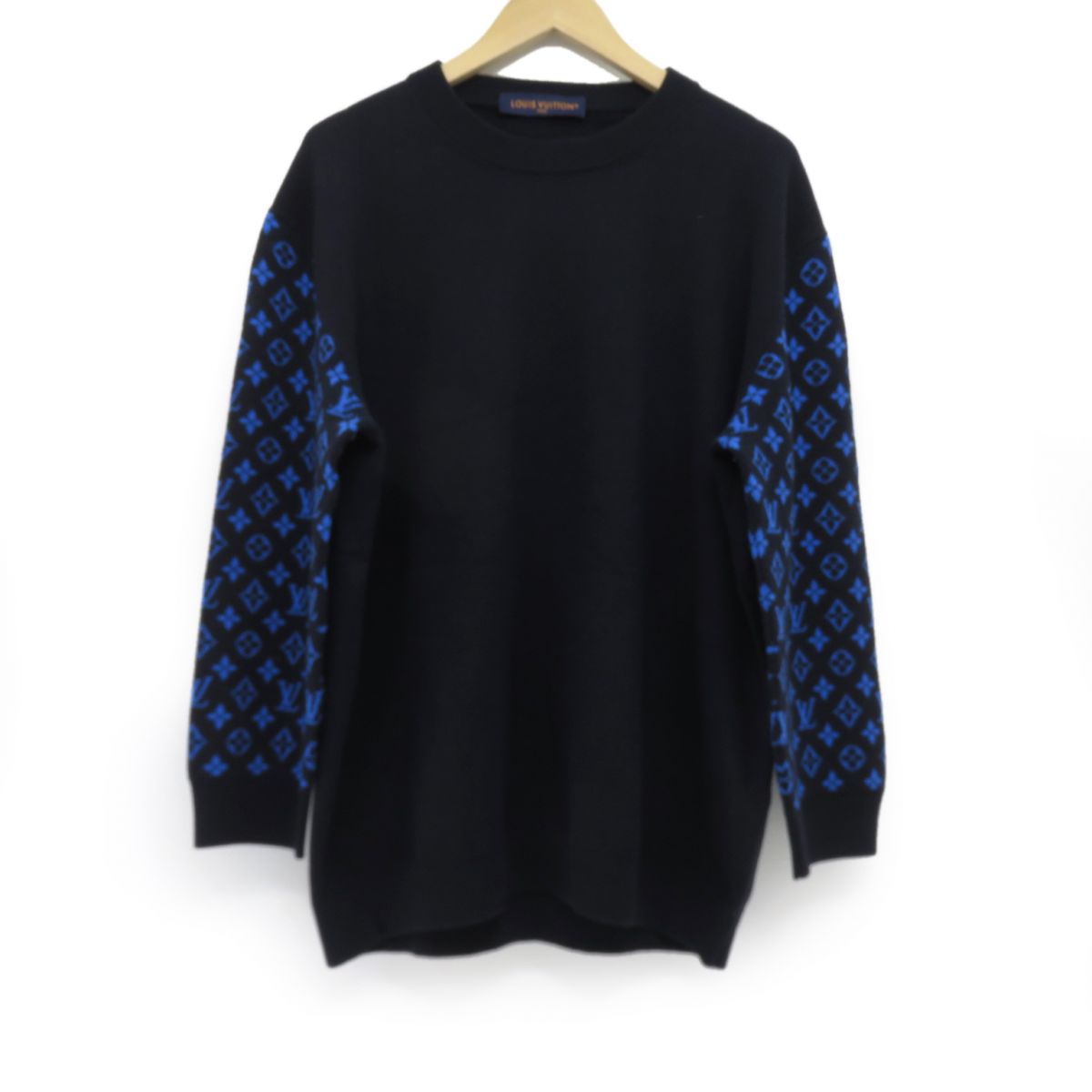 LOUIS VUITTON ルイヴィトン 23SS モノグラムスリーブ 切替 カシミア 混 ウールニットセーター RM231Q R93 HON42W｜お宝ギターズ