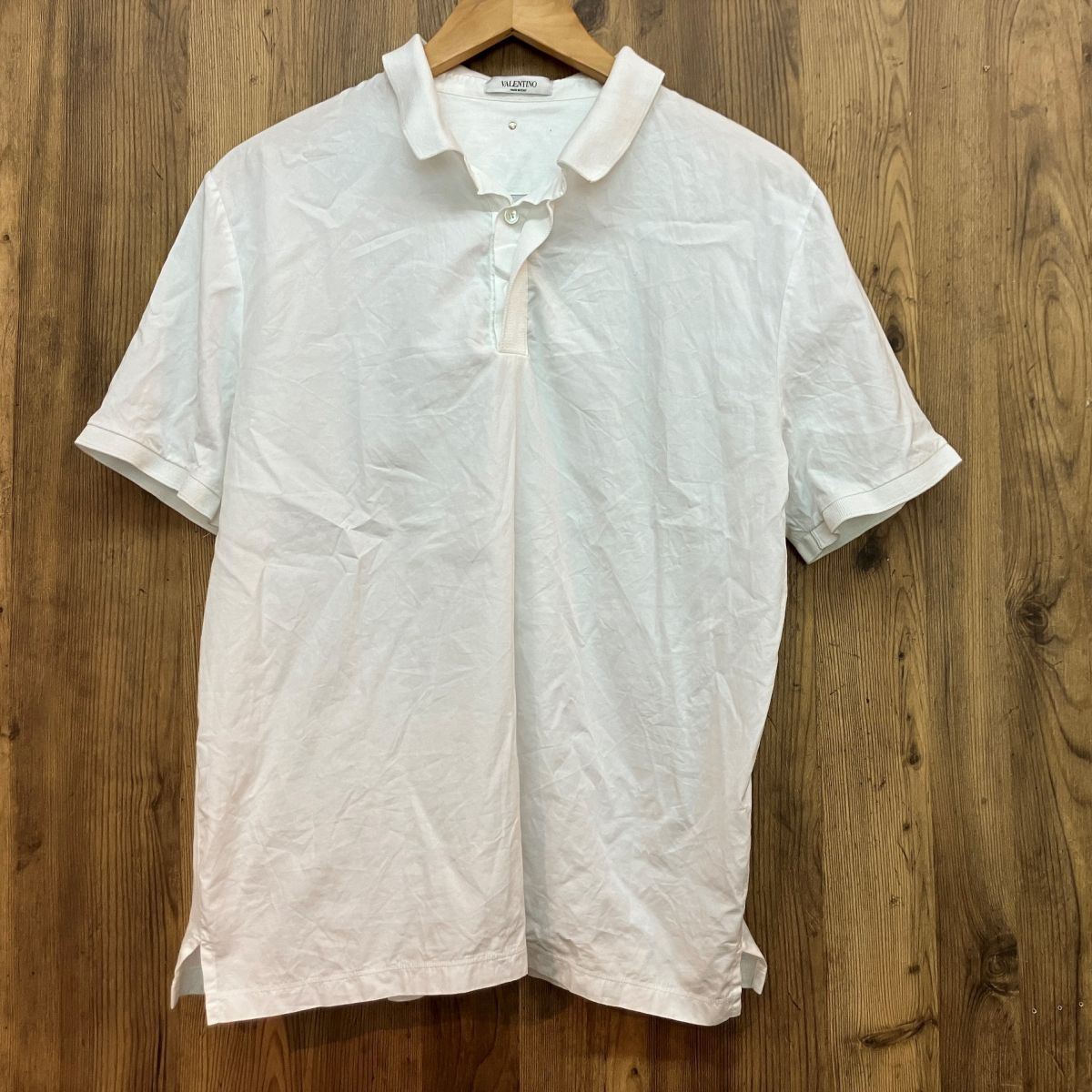 VALENTINO　ヴァレンティノ　ポロシャツ　ＧＶＡＮ0852-ＶＮ2116Ｖ　サイズＭ　※中古　【津山店】