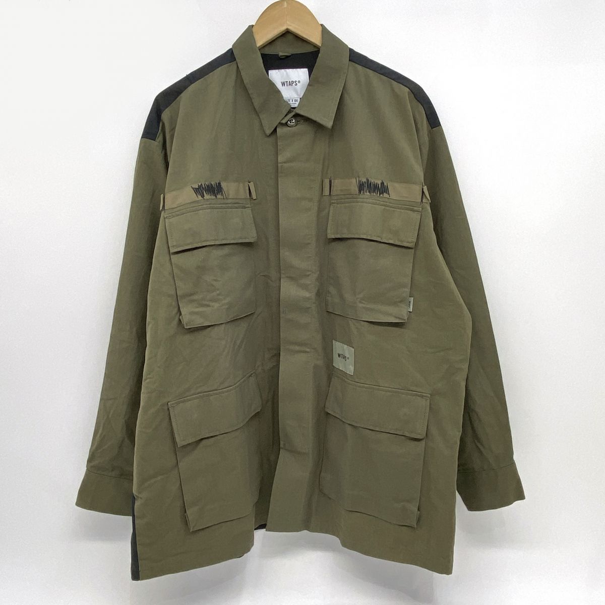 楽天市場】WTAPS 25ss VEINY/LS/COTTON.TWILL SIZE-XL 251WVDT-SHM03