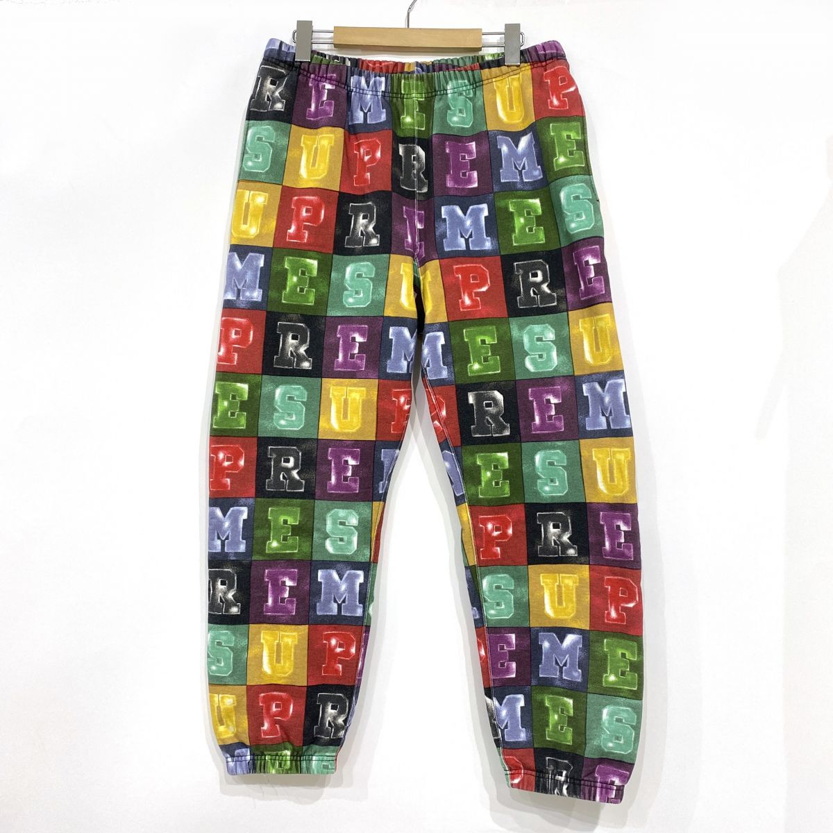 Supreme シュプリーム 20AW Blocks Sweatpant ブロックス スウェットパンツ Sサイズ　※中古