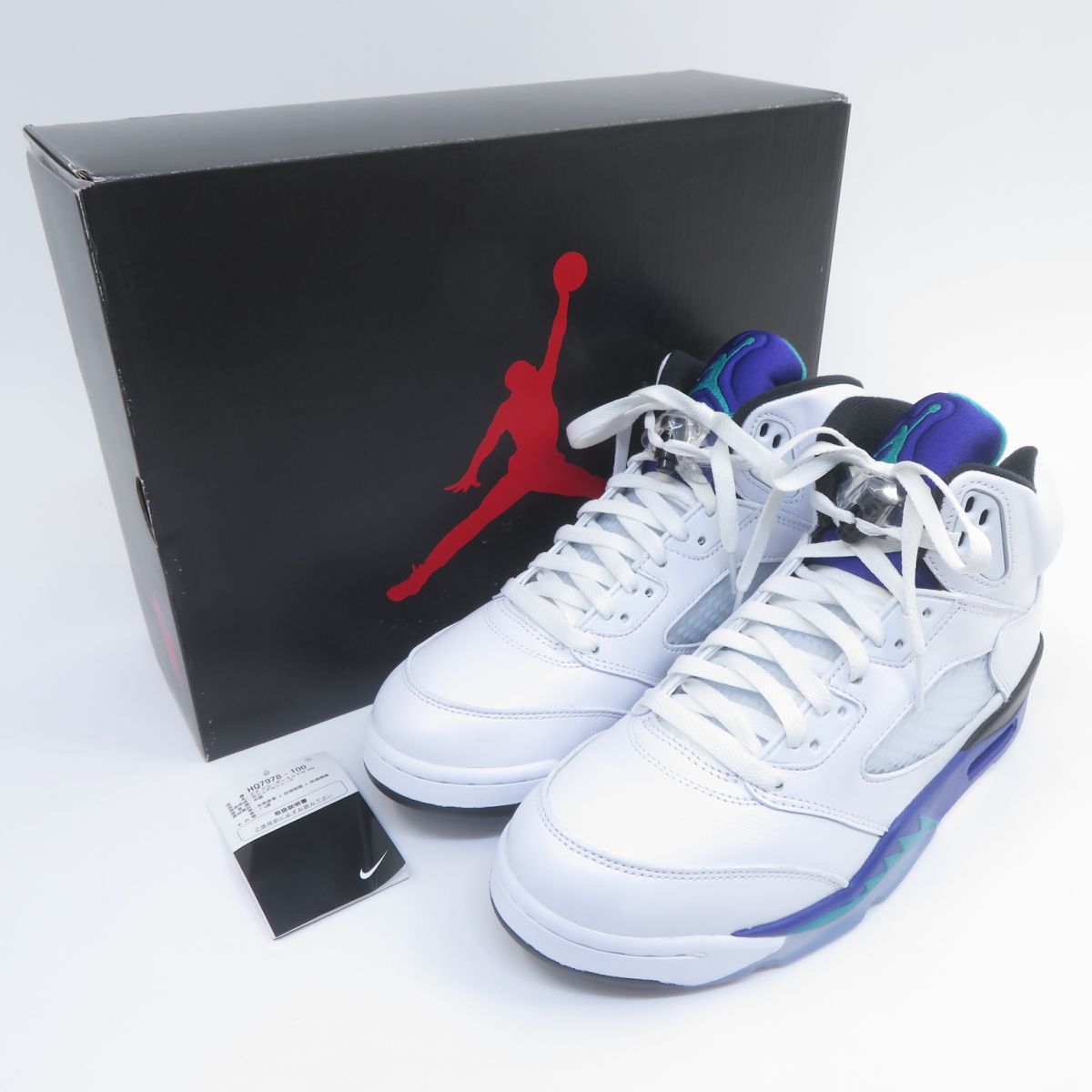 NIKE AIR JORDAN 5 RETRO OG ナイキ 大気圏 ジョーダン 5 レトロ HQ7978-100 US9 27糎 箱有 ※中古