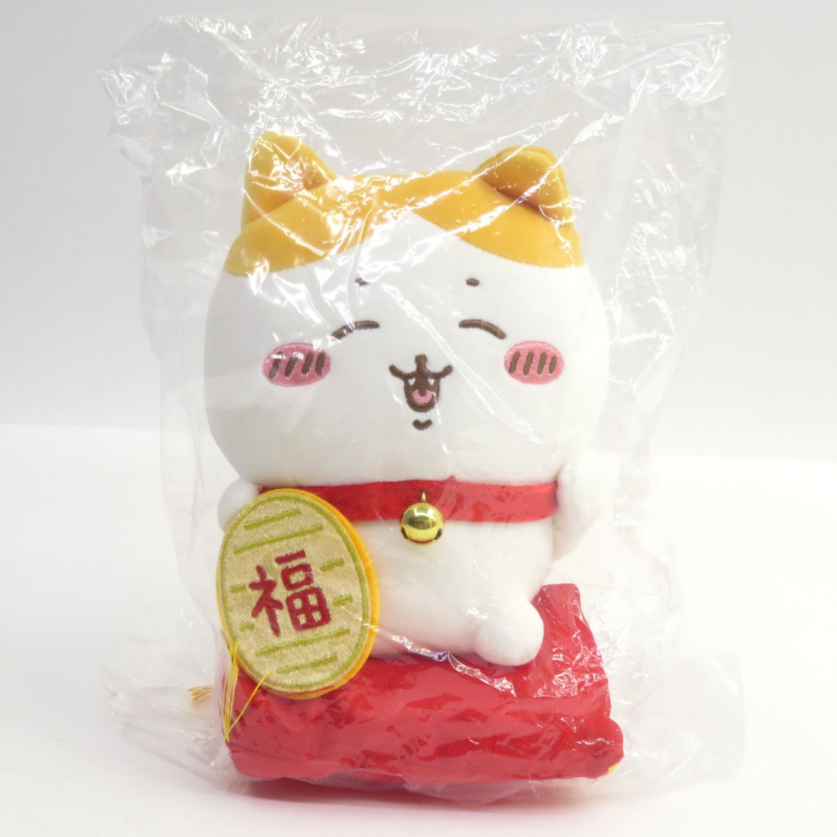 【未開封】グレイ・パーカー・サービス ちいかわ 招福！ハチワレ ぬいぐるみ S