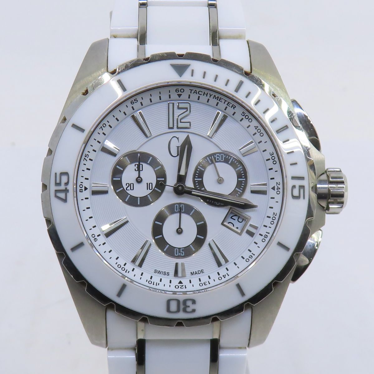 稼働品 ゲス GC 腕時計 メンズ クォーツ クロノグラフ 楽天市場】【Gc】【GUESS】ゲスコレクション 腕時計 クロノ