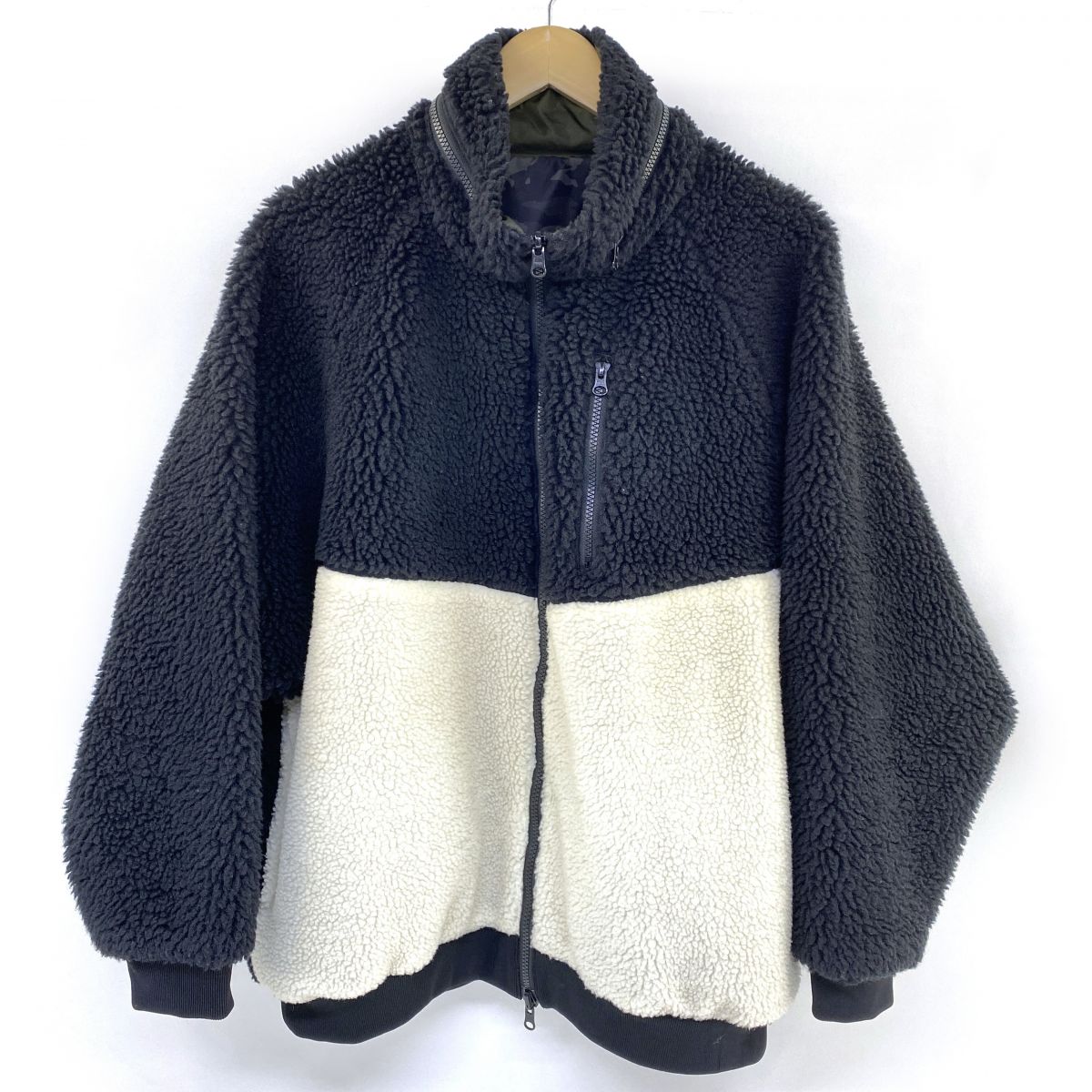 JUN HASHIMOTO ジュンハシモト リバーシブル ボアブルゾン サイズ5 ※中古