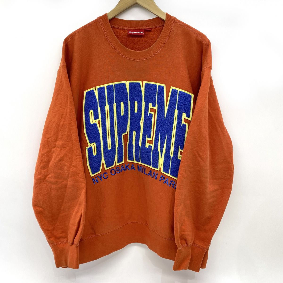 Supreme シュプリーム Cities Arc Crewneck シティーアークロゴクルーネックスウェット XLサイズ ※中古