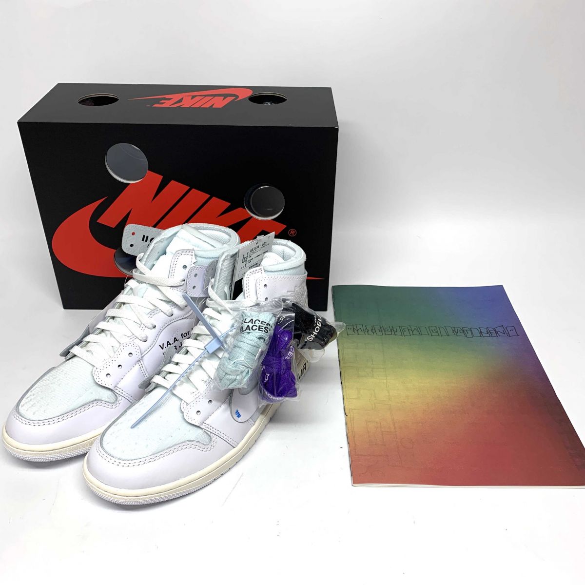 【新古品】 NIKE ナイキ 大気圏 ジョーダン 1 HIGH OG x V.A.A. 28.5糎 AA3834-100 スニーカー 箱有 【津山店】