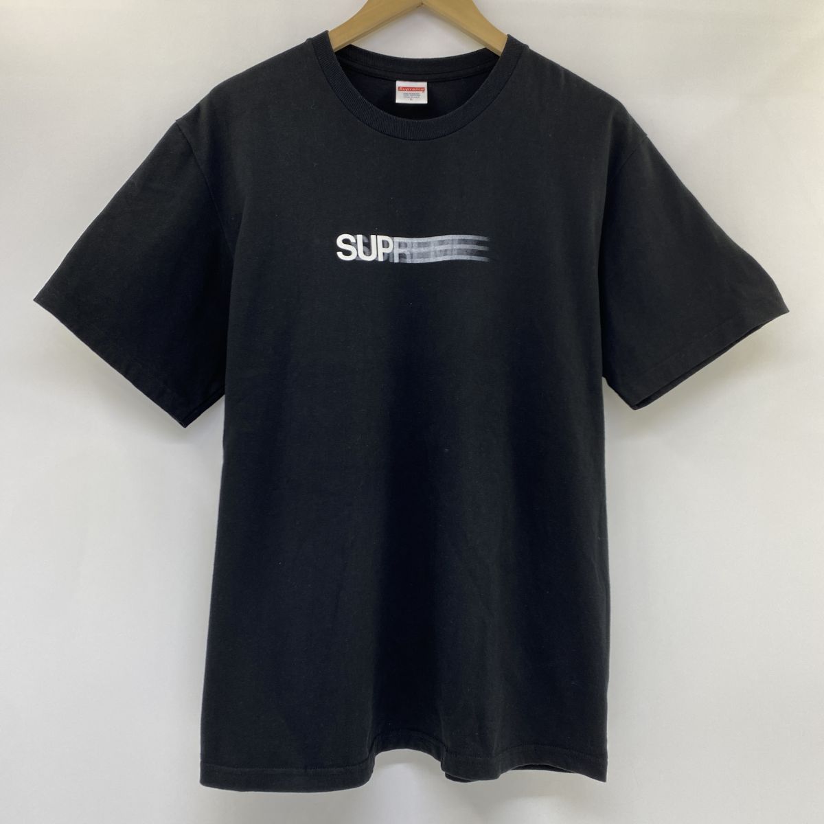 Supreme シュプリーム Motion Logo Tee モーション ロゴ Tシャツ Lサイズ ブラック ※中古