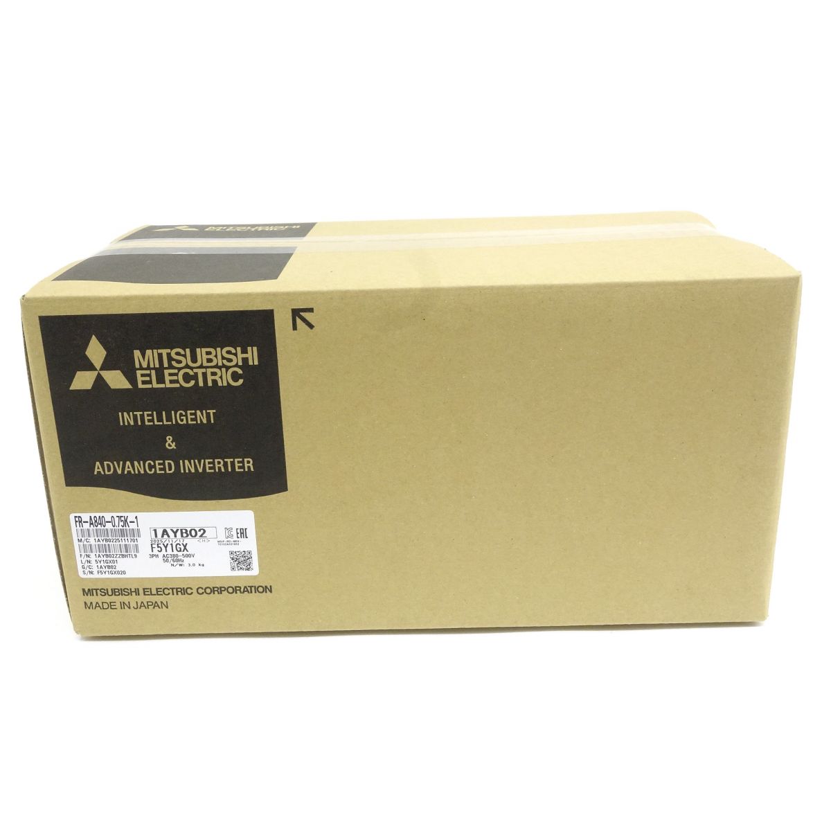 【未開封】三菱電機 インバータ FREQROL FR-A800シリーズ FR-A840-0.75K-1